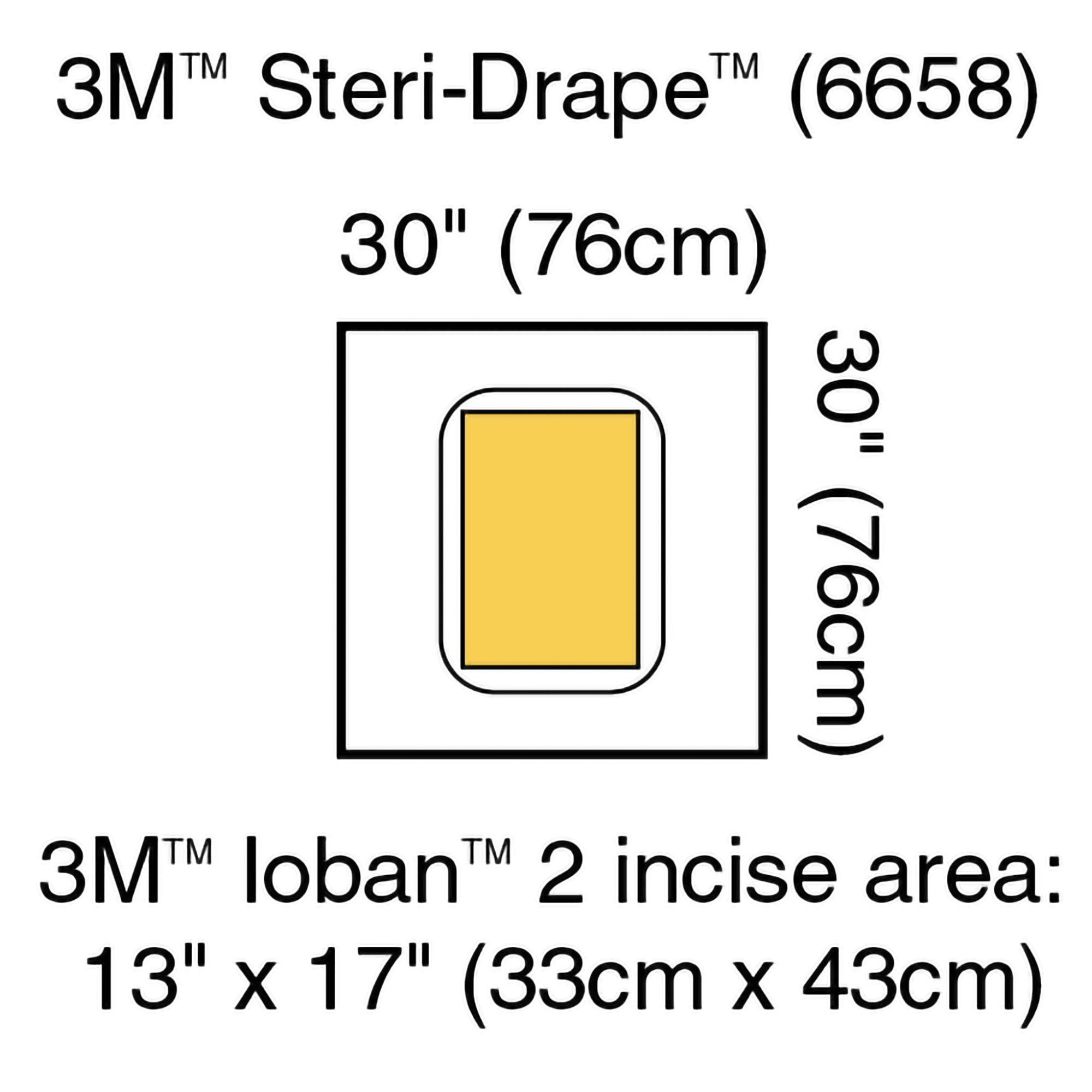 Solventum Corporation - 6658 3M™ Steri-Drape™ Sterile Large Pouch Surgical Drape