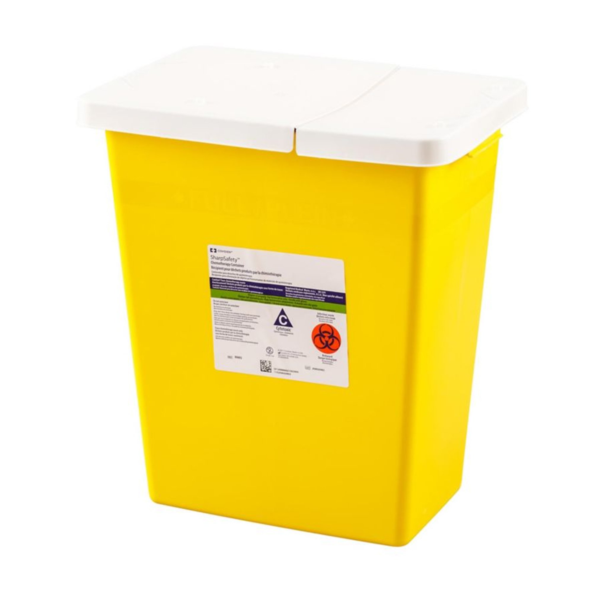 Cardinal 8985 - SharpSafety™ Chemotherapy Waste Container, 8 Gallon, 15.5 x 17.5 x 11 Inch - 1/Each, 10/Case