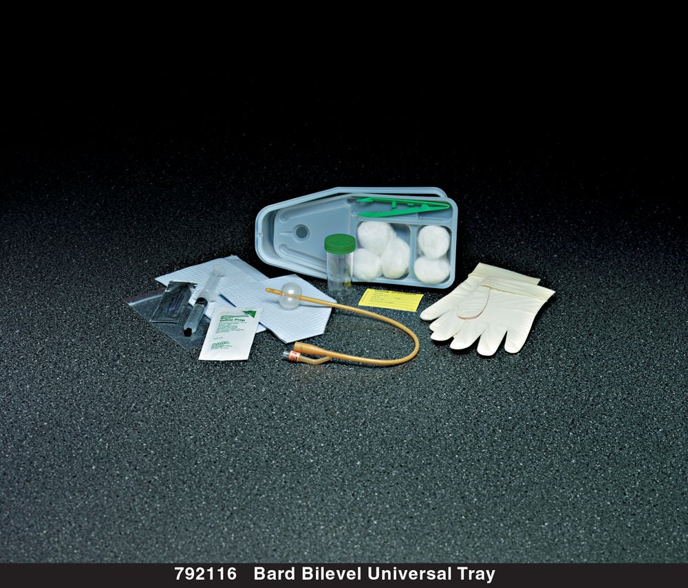 Bard - 792116 Indwelling Catheter Tray Bardex® Lubricath® Foley 16 Fr. 5 cc Balloon Hydrophilic Coated Latex