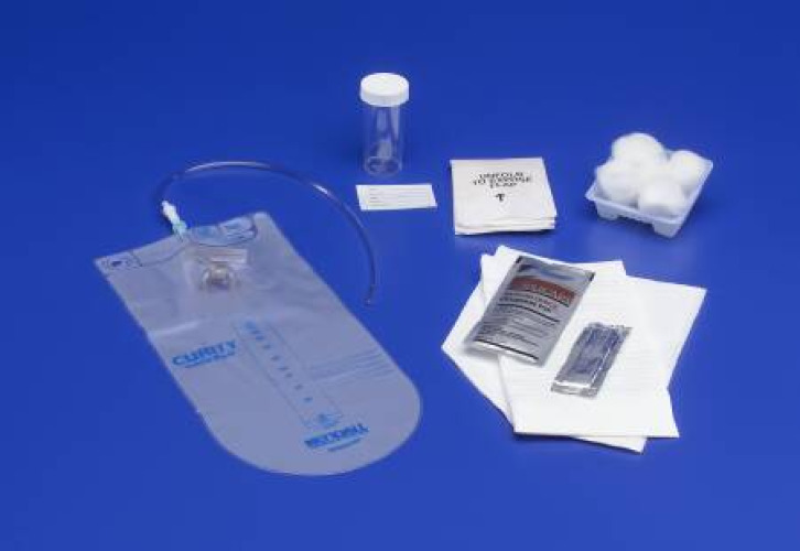 Cardinal 3450 - Curity™ Intermittent Catheter Tray, Vinyl, Closed - 1/Each, 20/Case