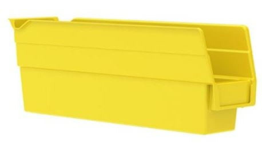 Akro-Mils - 30110YELLO Shelf Bin Yellow Industrial Grade Polymers 2-3/4 X 4 X 11-5/8 Inch