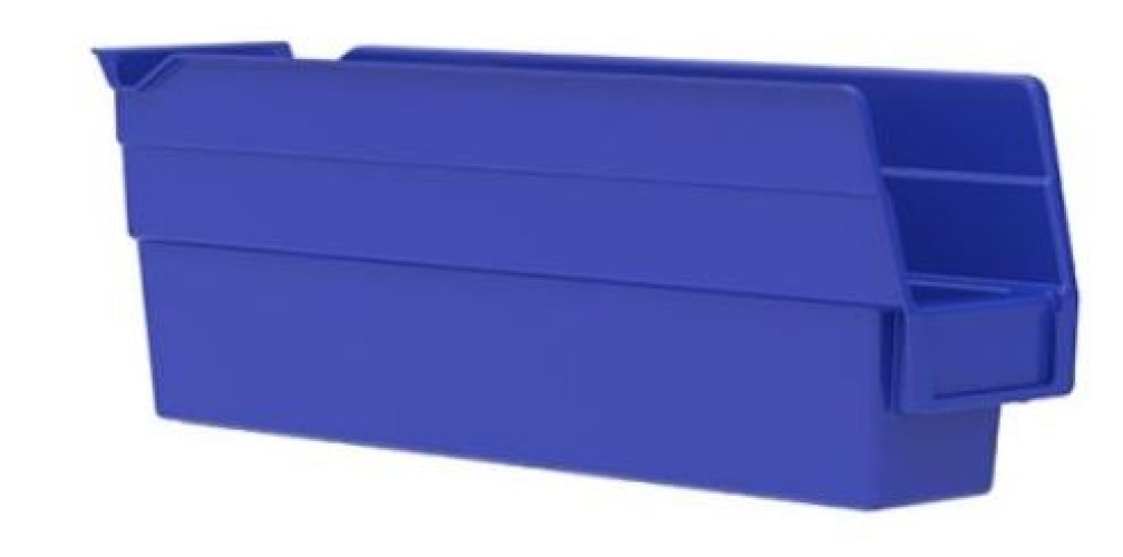 Akro-Mils - 30110BLUE Shelf Bin Blue Industrial Grade Polymers 2-3/4 X 4 X 11-5/8 Inch