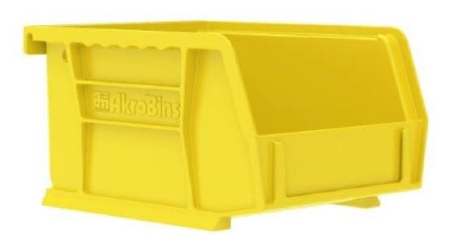 Akro-Mils - 30220YELLO Storage Bin AkroBins® Yellow Plastic 3 X 4-1/8 X 7-3/8 Inch