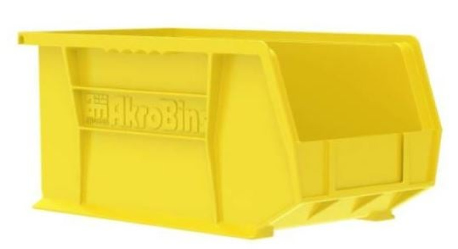 Akro-Mils - 30239YELLO Storage Bin AkroBins® Yellow Plastic 7 X 8-1/4 X 10-3/4 Inch
