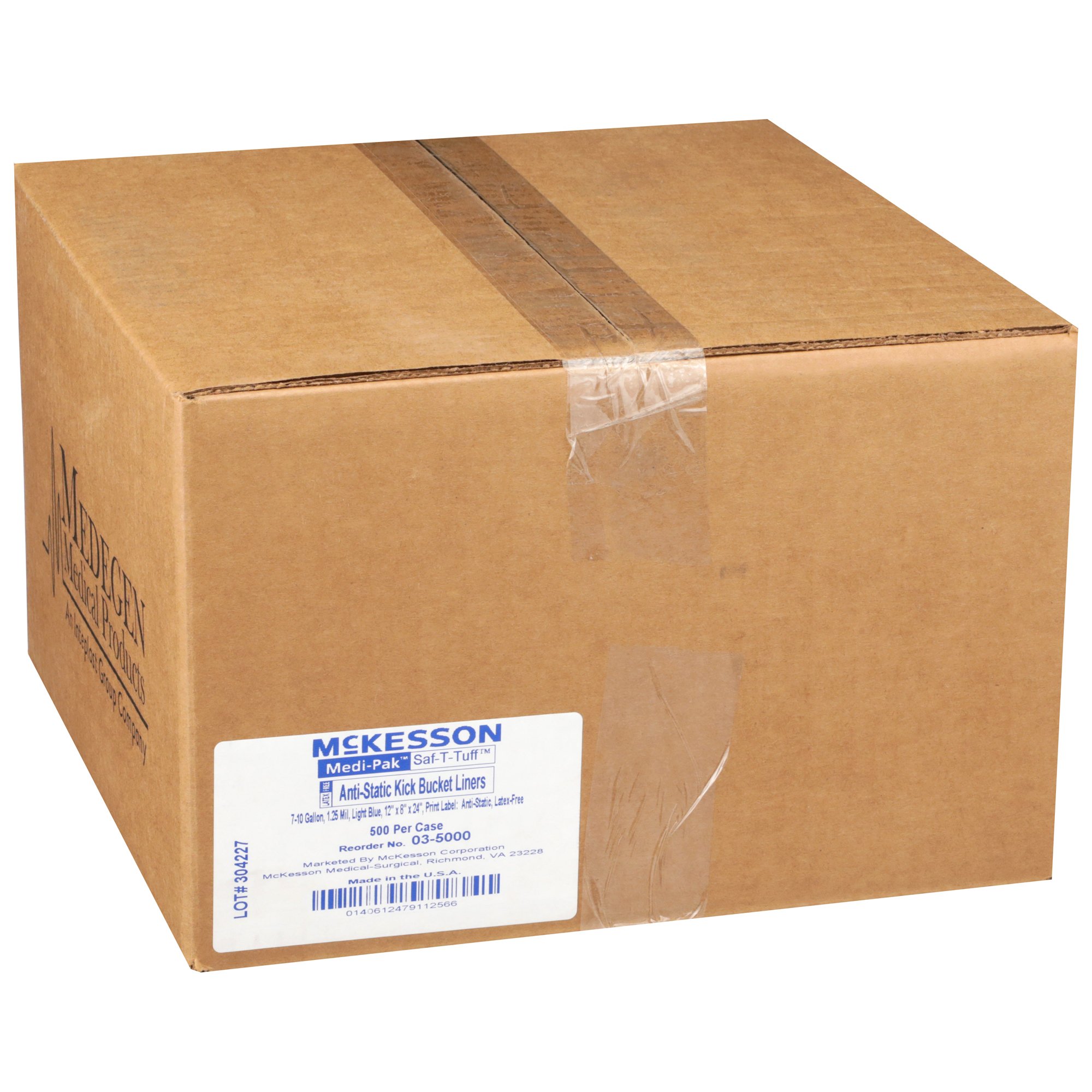 McKesson Brand 03-5000 - McKesson Kick Bucket Waste Bag, 7 – 10 gallon Capacity, 8 x 12 x 24 Inch - 500/Case