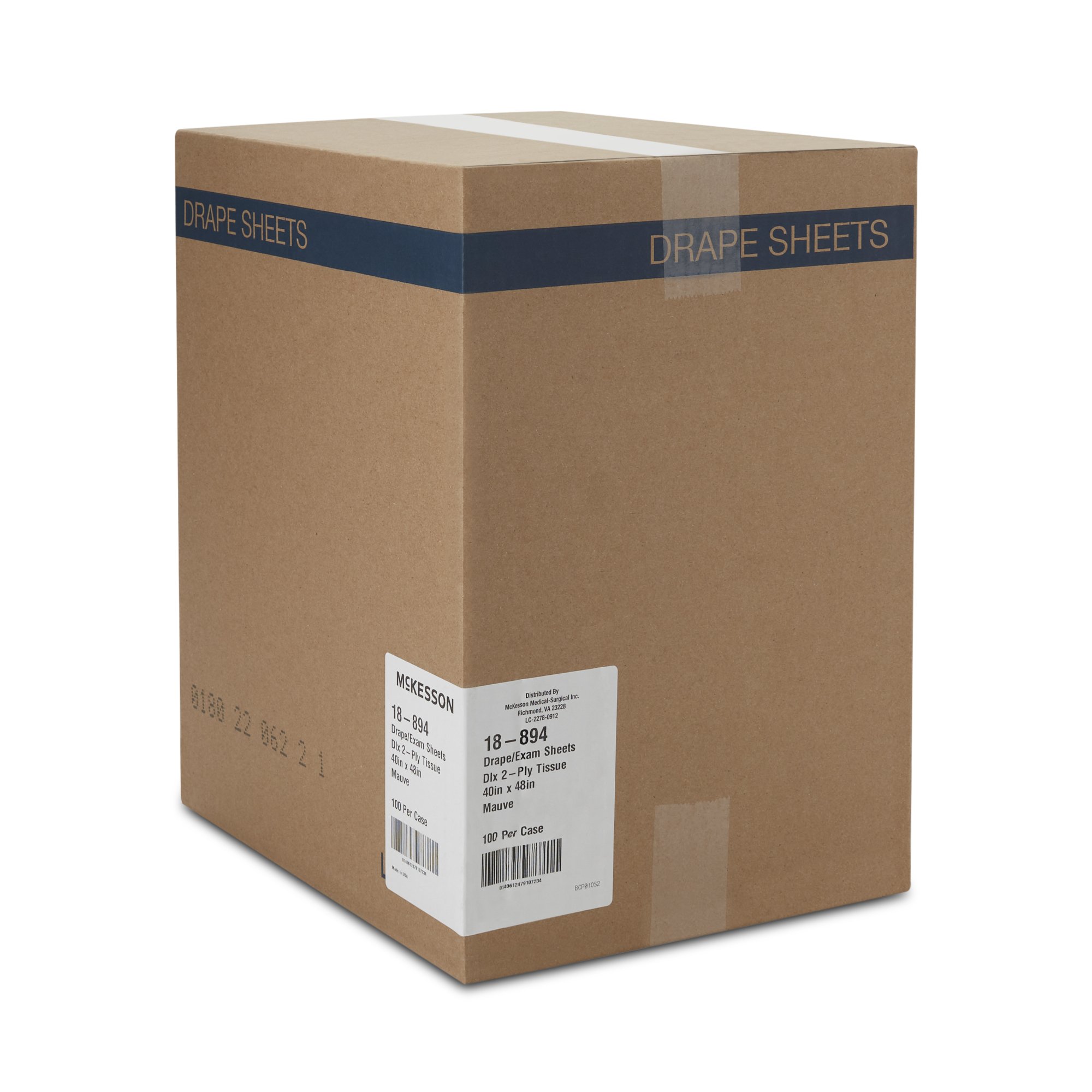 McKesson Brand 18-894 - McKesson Nonsterile Physical Exam Drape, 40 x 48 Inch - 100/Case