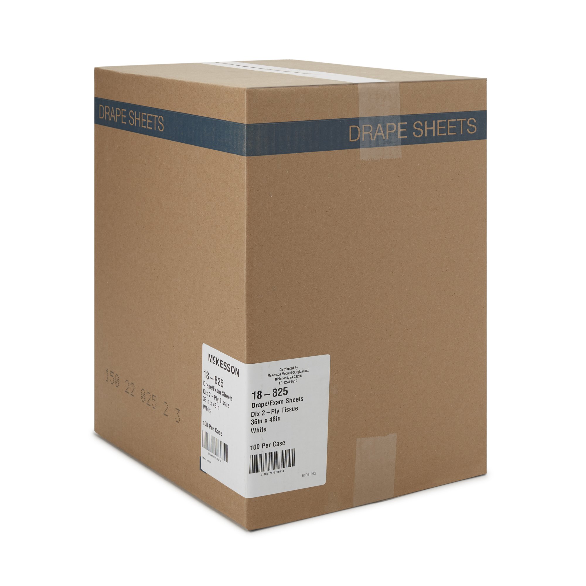 McKesson Brand 18-825 - McKesson Nonsterile Physical Exam Drape, 36 x 48 Inch - 100/Case