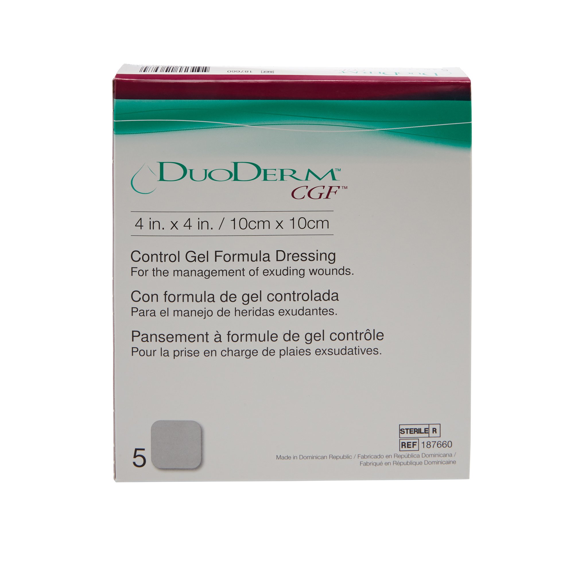 ConvaTec - 187660 DuoDerm® CGF® Hydrocolloid Dressing