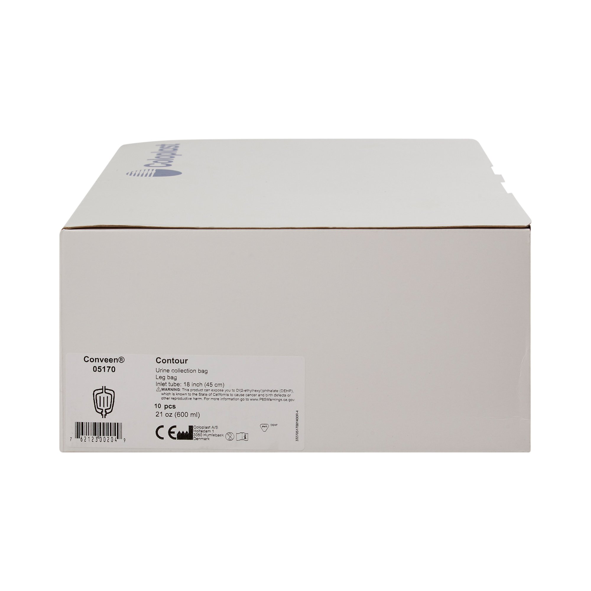 Coloplast - 5170 Conveen® Contour Urinary Leg Bag: Anti-Reflux Valve