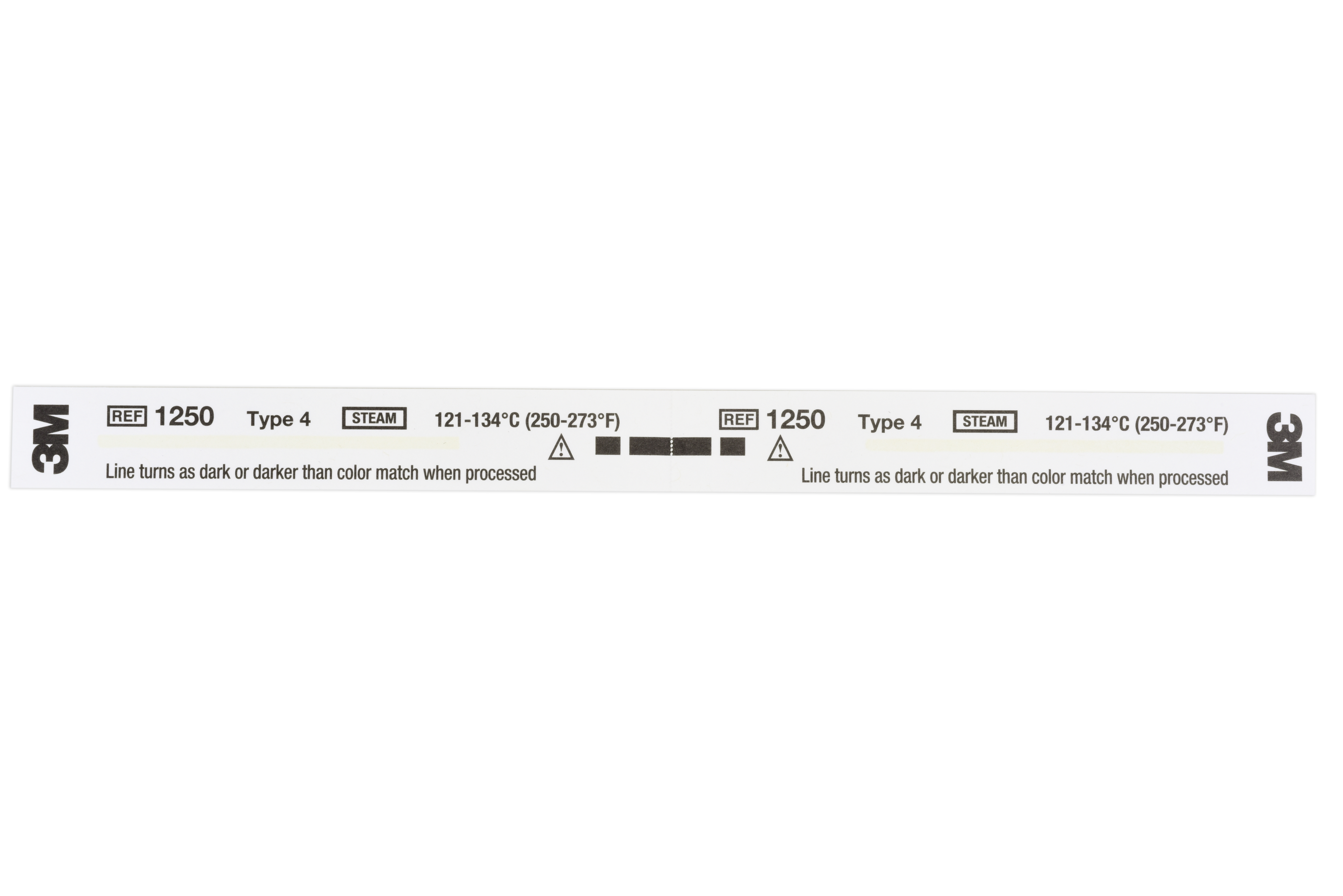 Solventum Corporation 1250 - 3M™ Comply™ Sterilization Chemical Indicator Strip, 8 Inch - 240/Box, 1920/Case