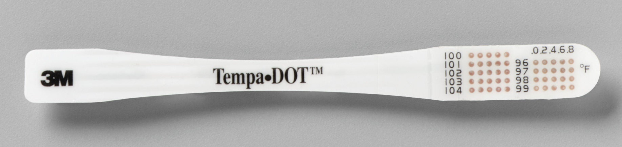 Medical Indicators - 5147 Disposable Oral Thermometer Tempa·DOT™ 99 to 104 °F Color Dots Display