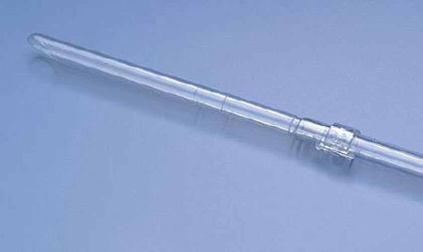 Busse Hospital Disposables - 281 Vacuum Aspiration Curette Busse Curved Type Open End Tip Open Style 9 mm Diameter Sterile