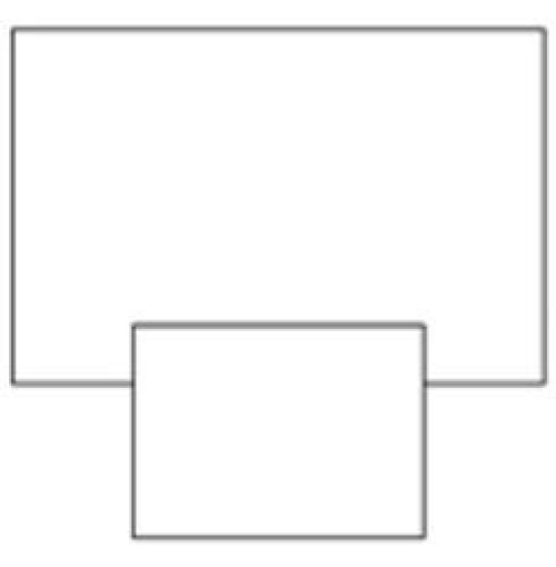 O&M Halyard Inc - 89641 Table Cover 73-3/4 W X 110 L Inch / Skirt:60 X 44 Inch For Overhead Table