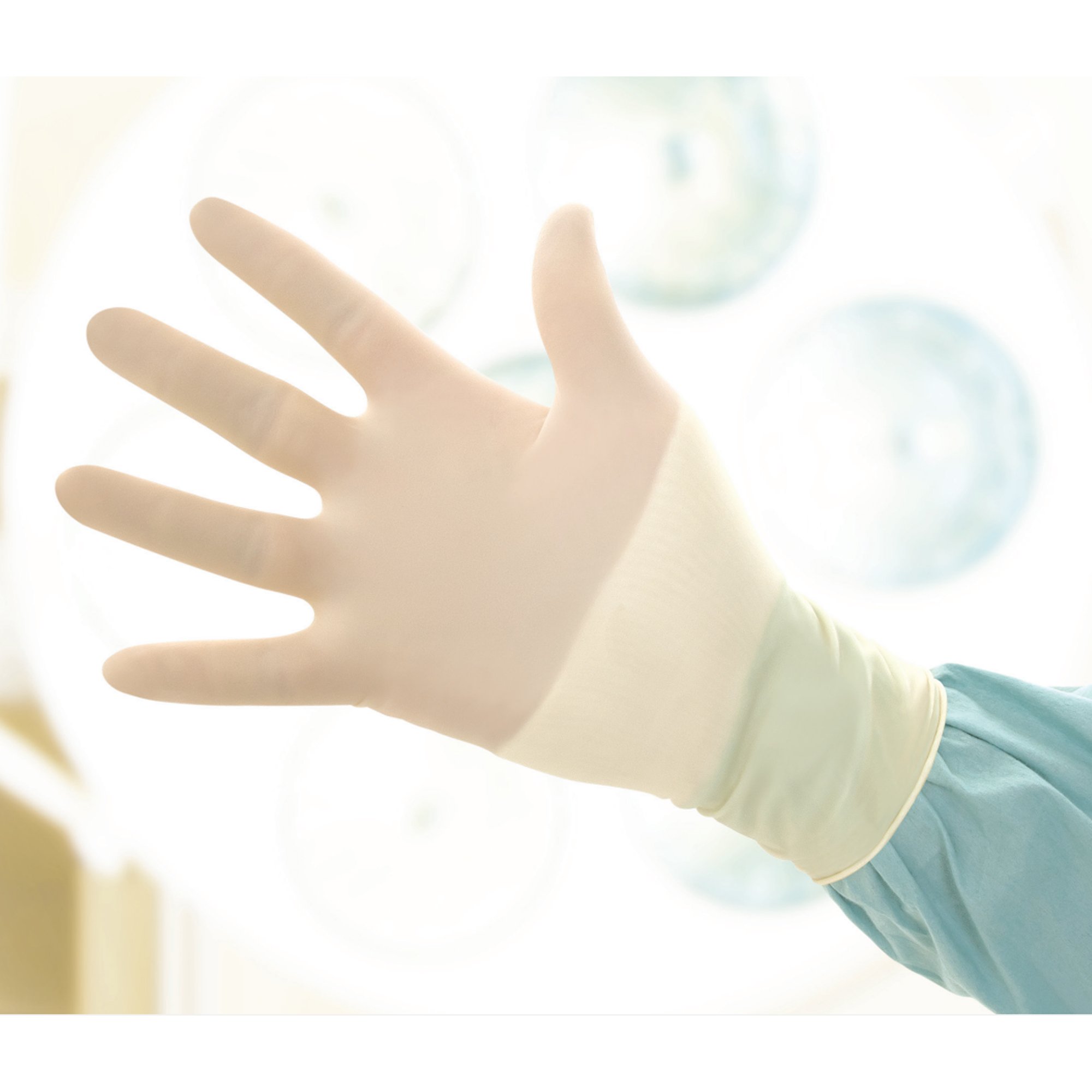 Molnlycke 30465 - Biogel® Surgeons Latex Surgical Glove, Size 6.5, Straw Color - 1/Pair, 50/Box, 200/Case