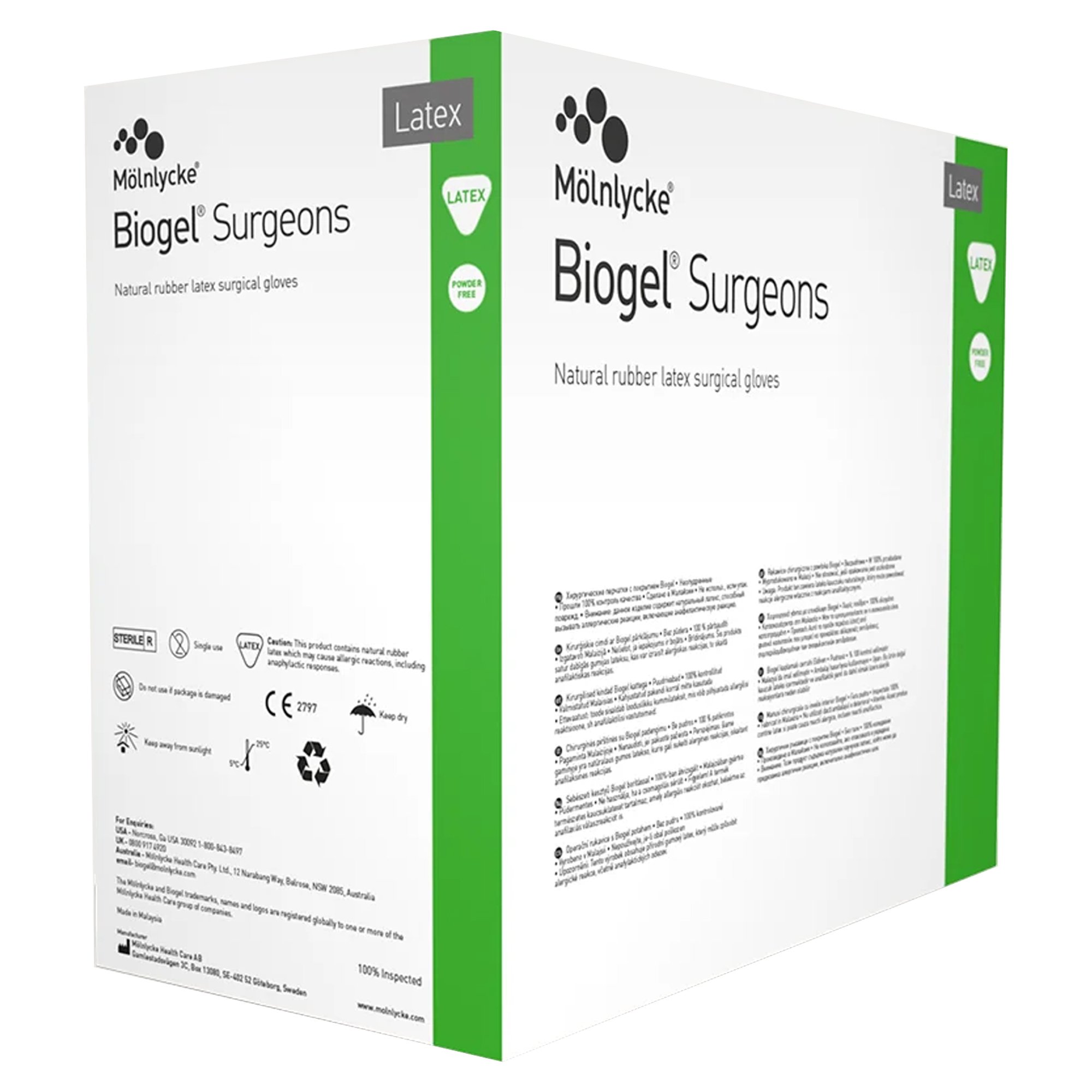 Molnlycke - 30480 Biogel® Surgeons Latex Surgical Glove
