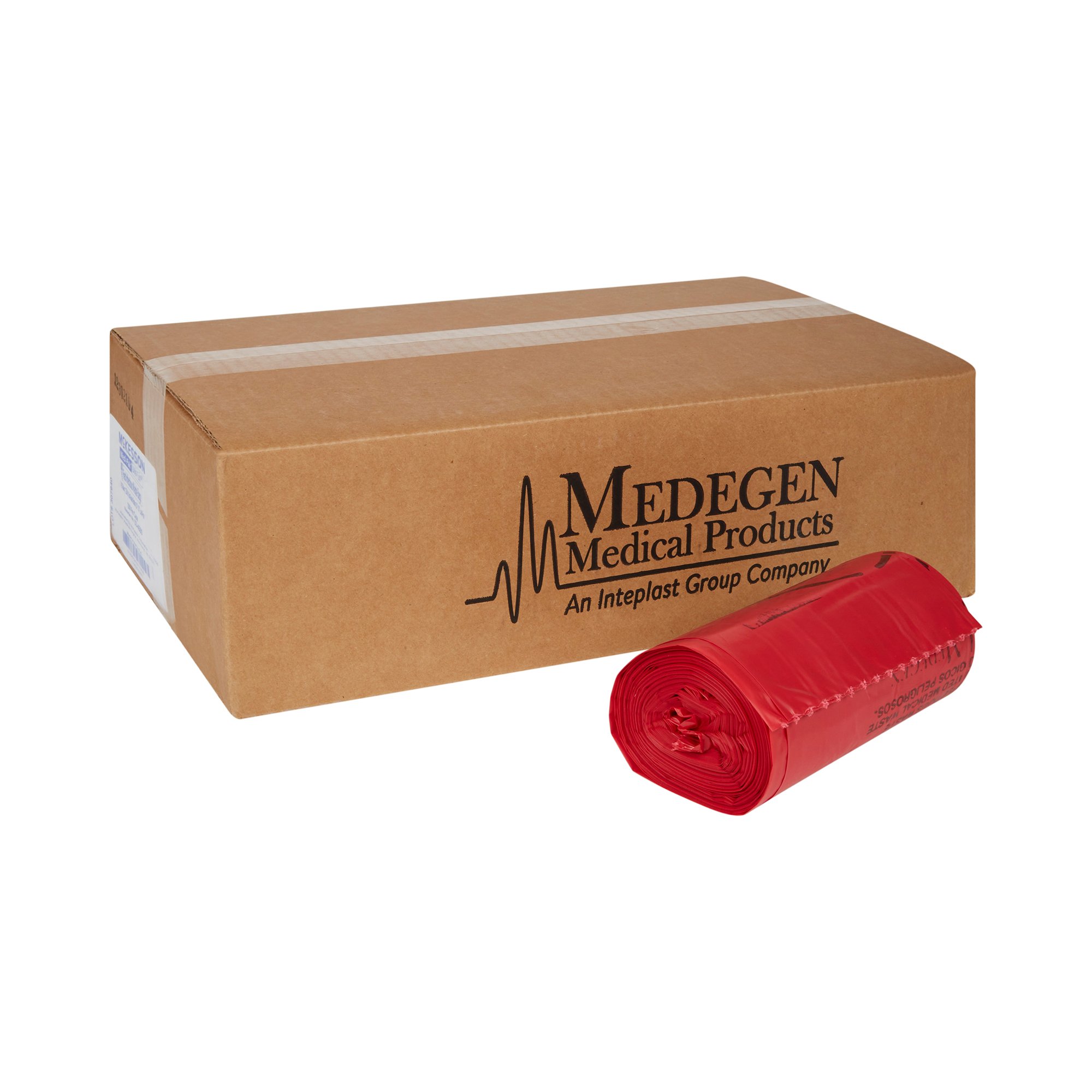 McKesson Brand 03-4550 - McKesson Biohazard Waste Bag, 7 – 10 gallon Capacity, 24 x 24 Inch - 250/Case