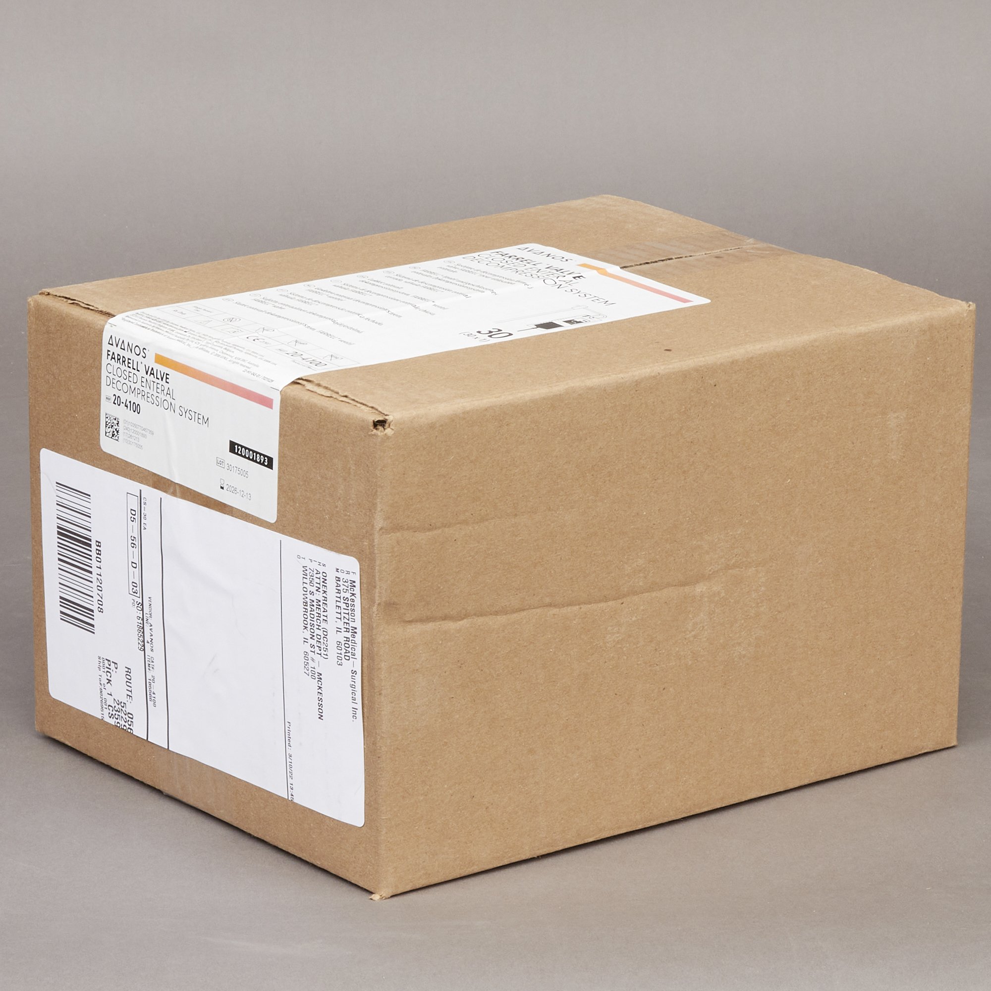 Avanos Medical Sales LLC 20-4100 - Farrell® Valve - 1/Each, 30/Case