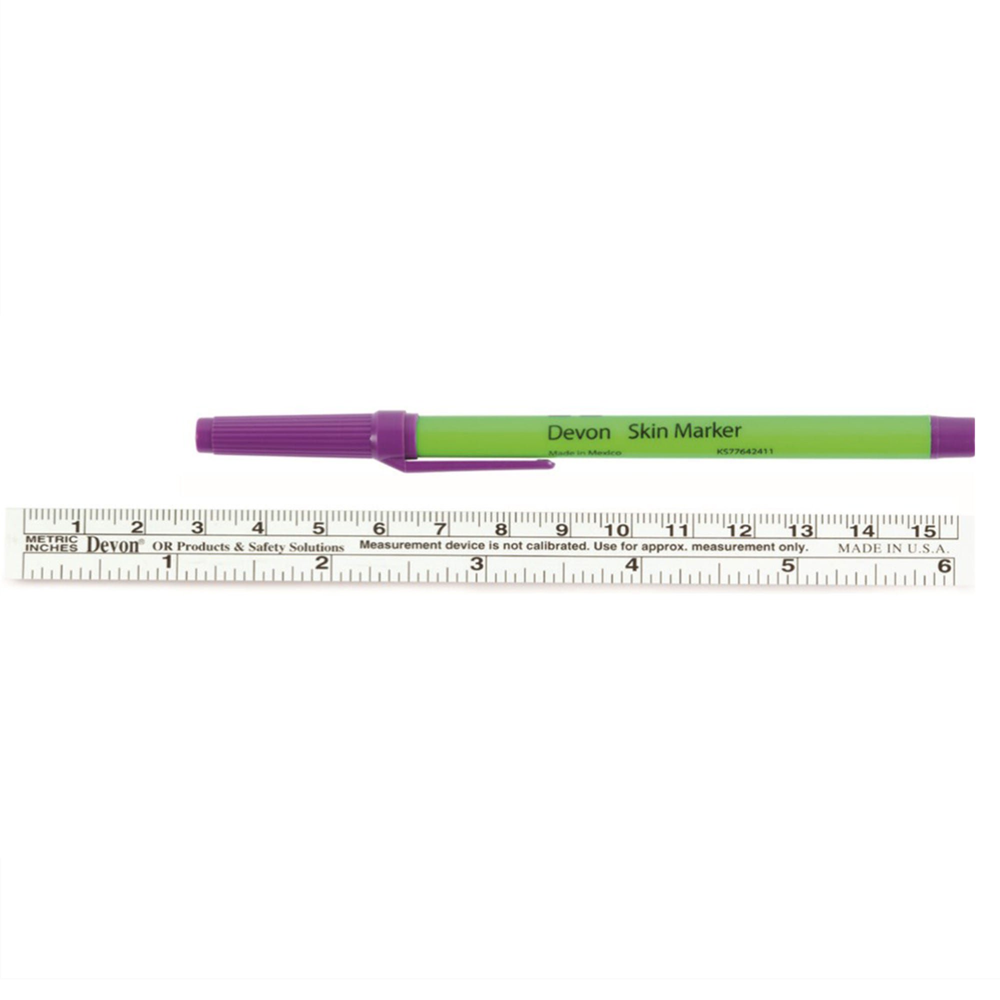 Cardinal - 31145942 Cardinal Health™ Devon™ Surgical Skin Marker with Ruler