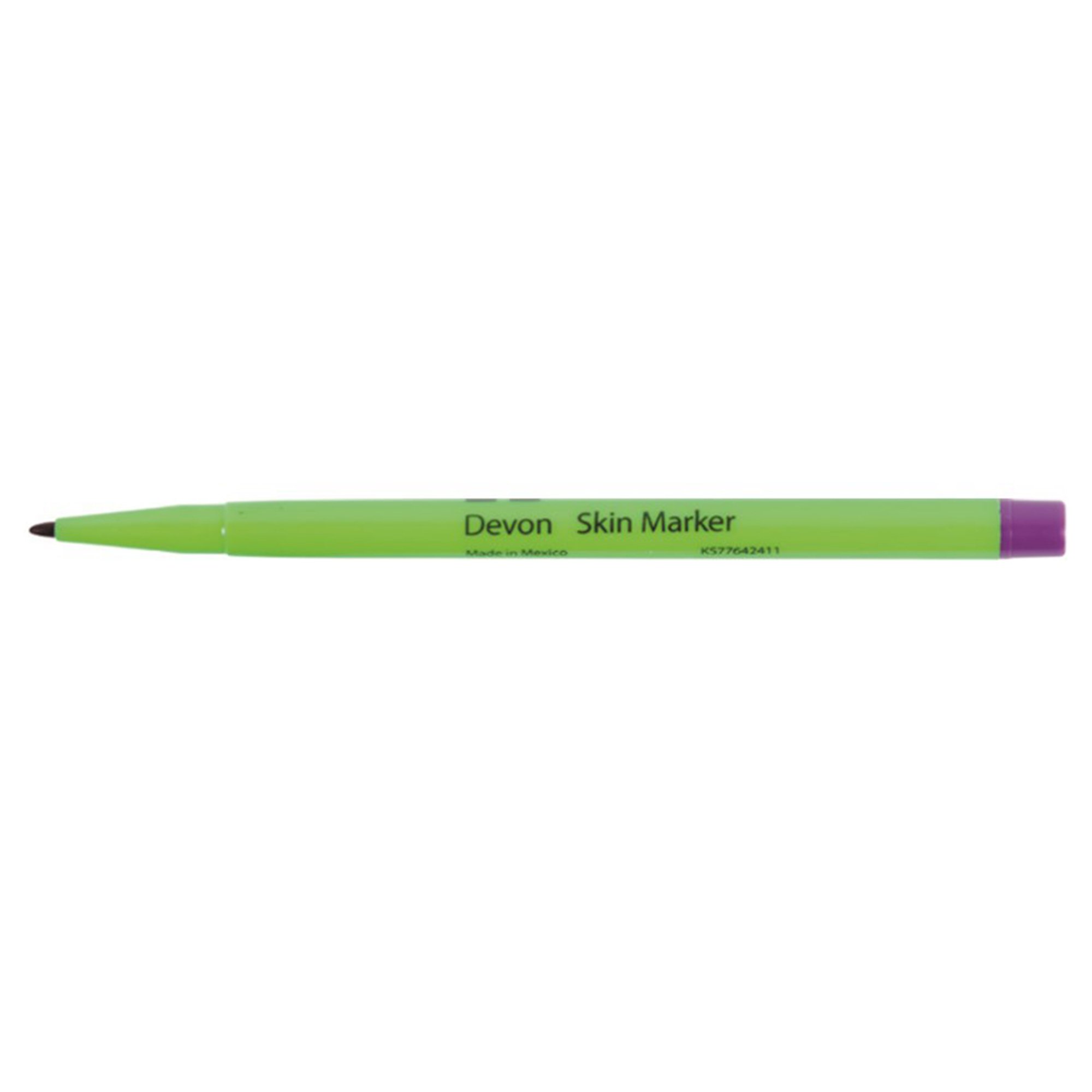Cardinal 31145942 - Cardinal Health™ Devon™ Surgical Skin Marker with Ruler, Fine Tip - 1/Each, 25/Box, 100/Case