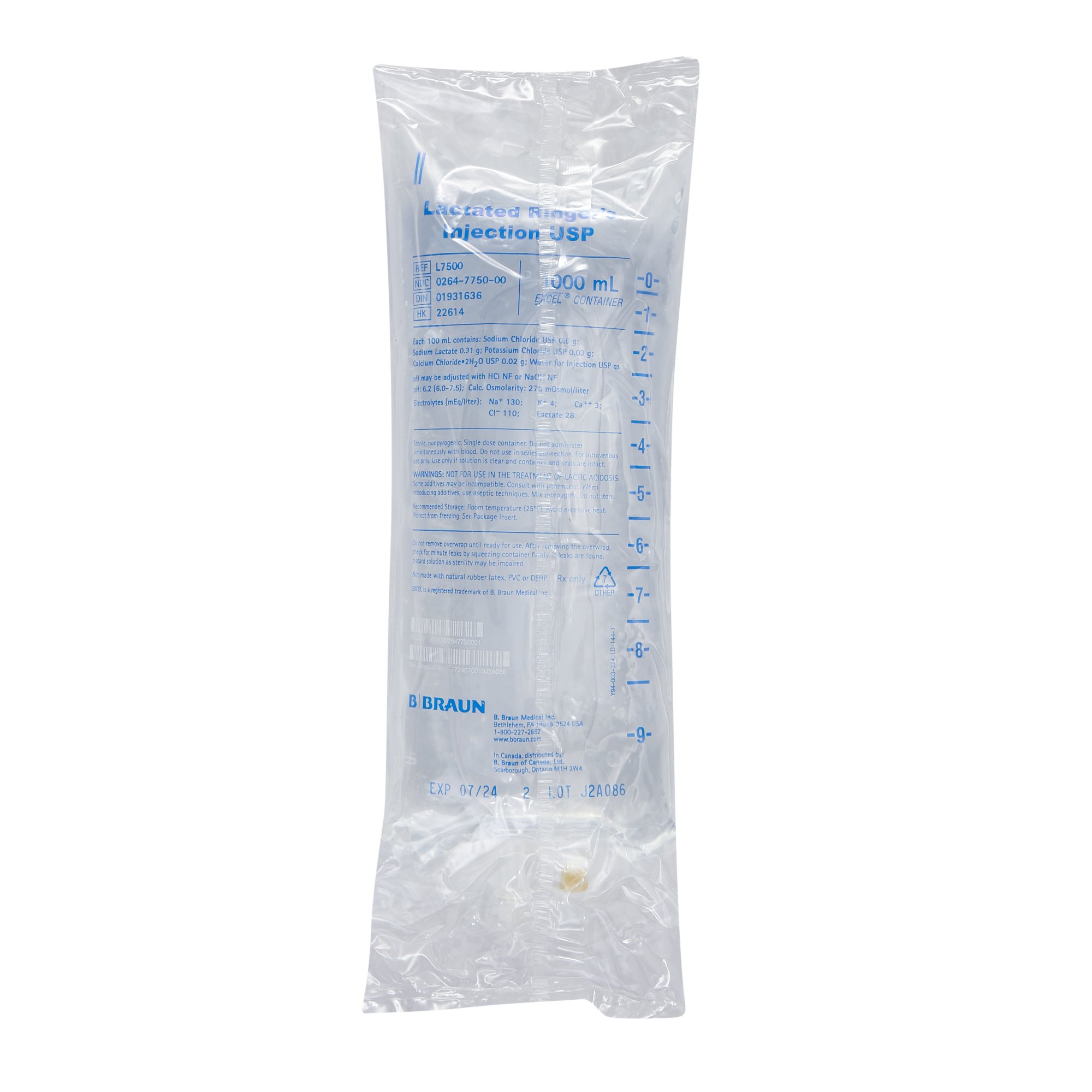 Replacement Preparation L7500 by B. Braun