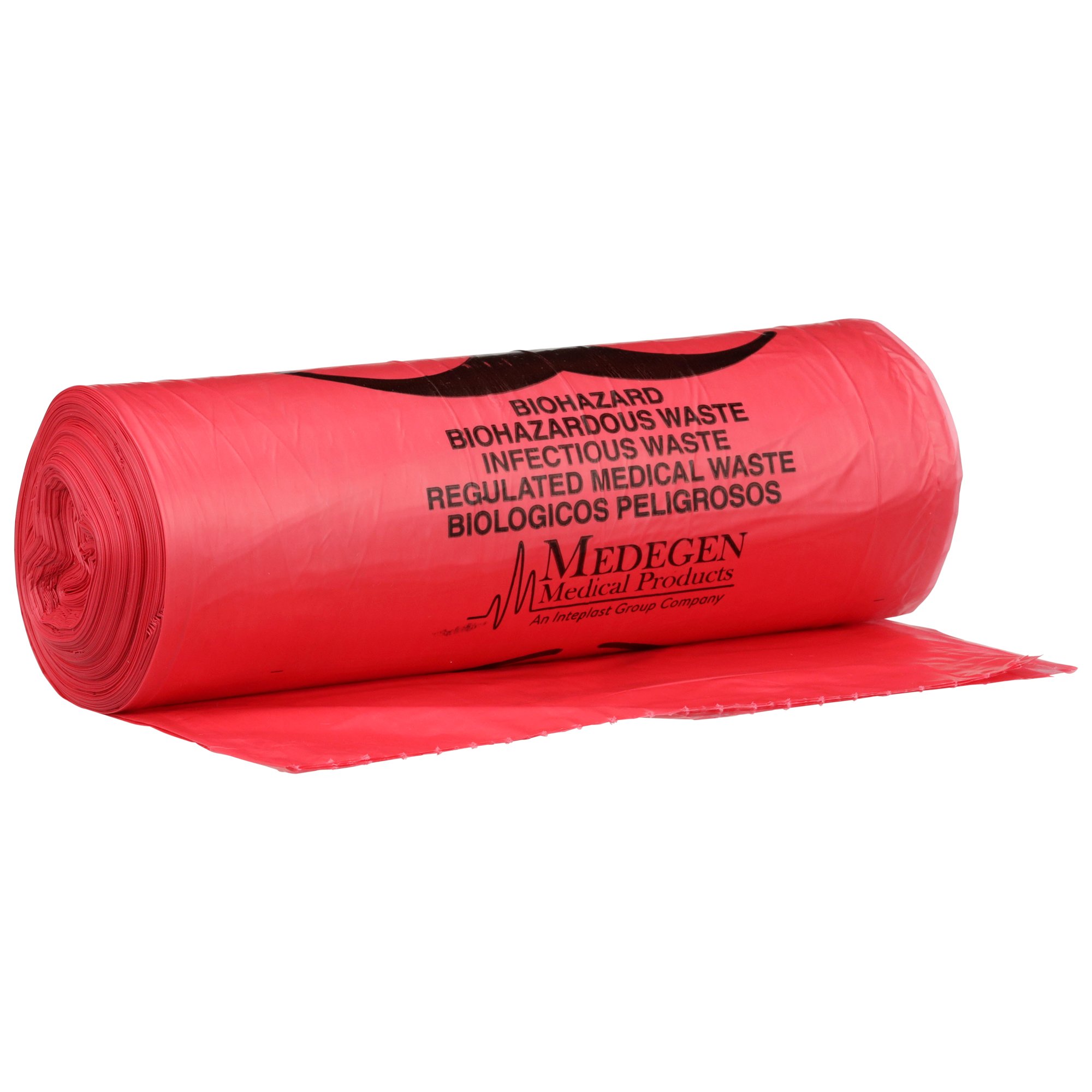 McKesson Brand 03-4401 - McKesson Biohazard Waste Bag, 30 – 33 gal. Capacity, 33 x 40 Inch - 250/Case