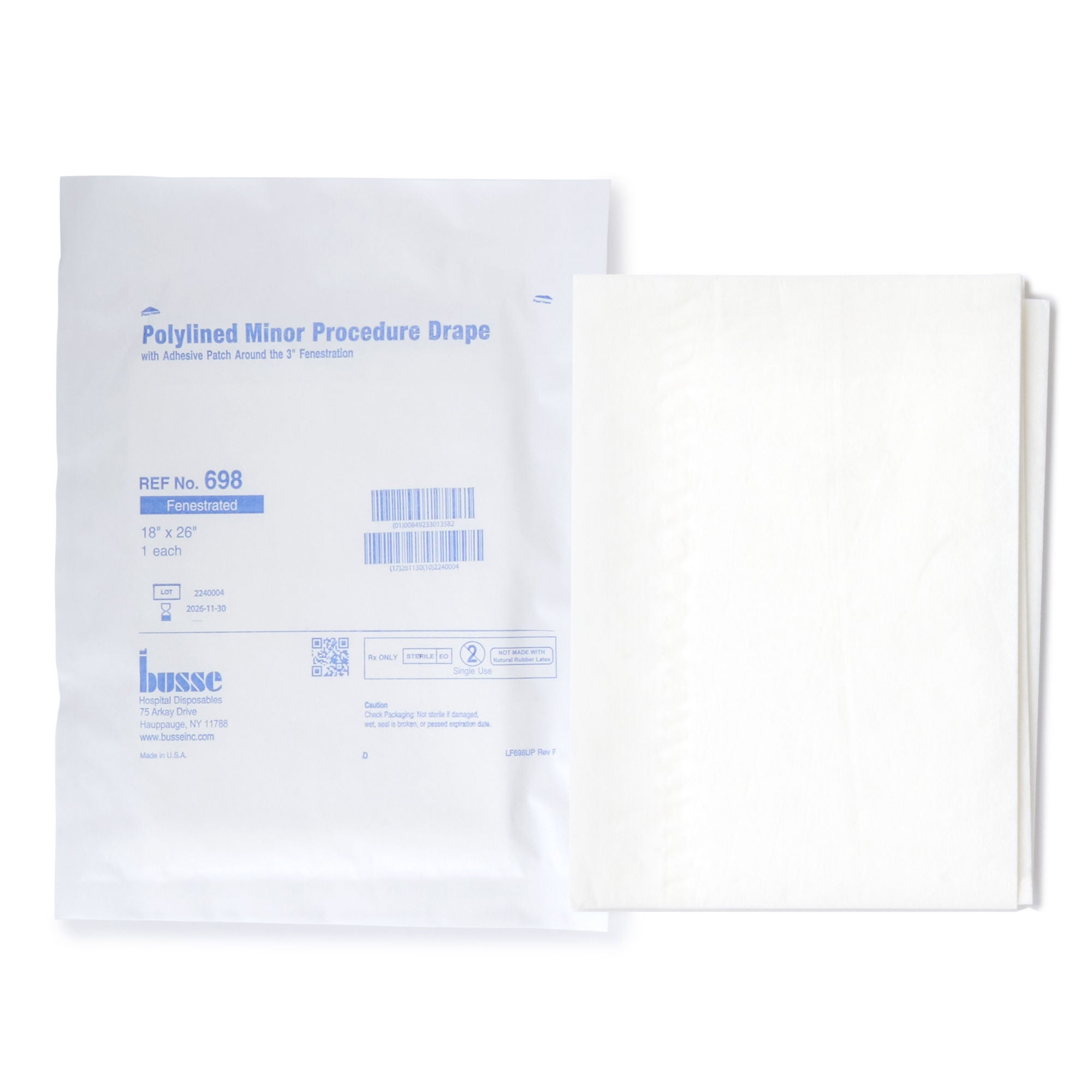 Busse Hospital Disposables - 698 Busse Hospital Sterile Minor Procedure Surgical Drape