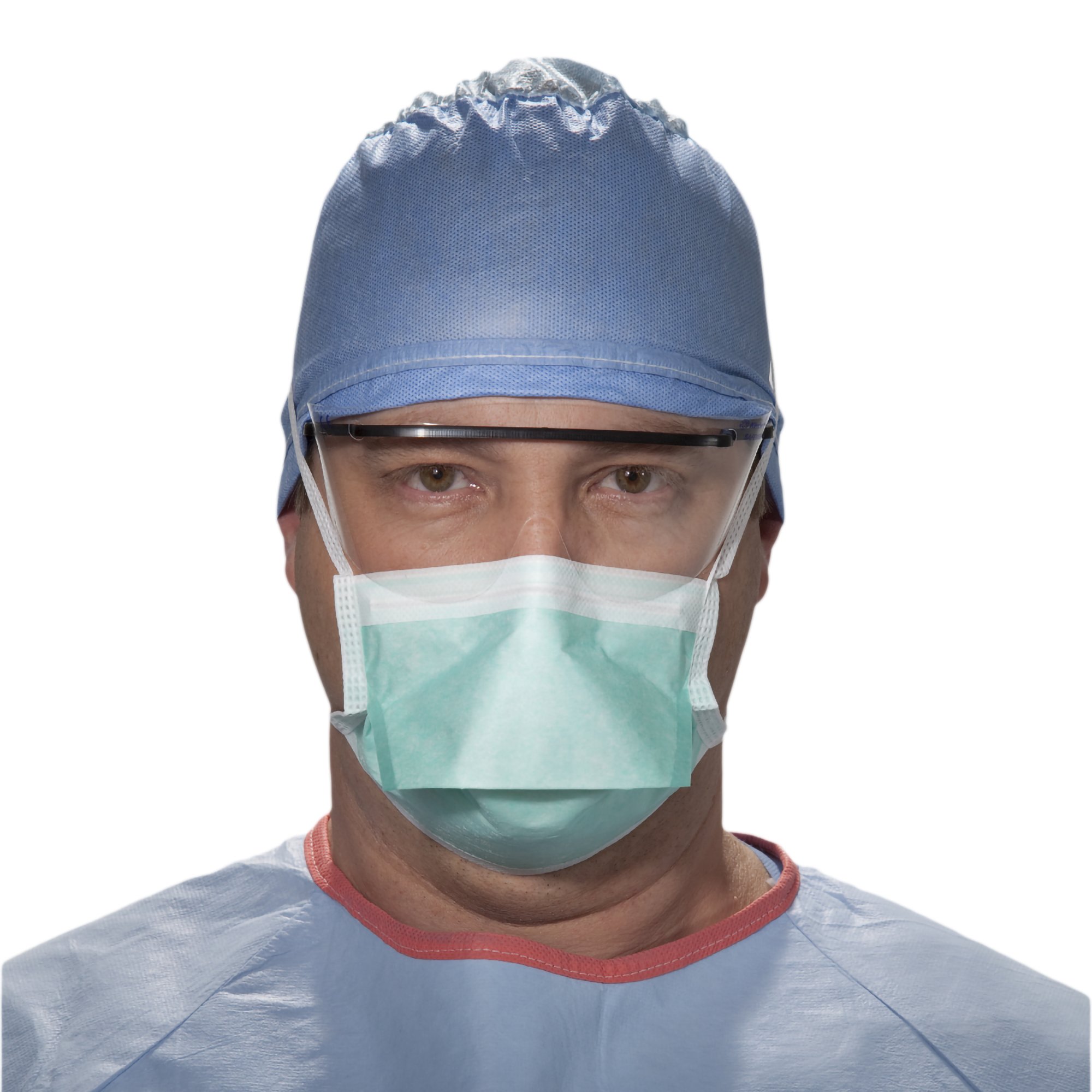 O&M Halyard Inc 37525 - Halyard Duckbill Surgical Mask - 50/Box, 300/Case