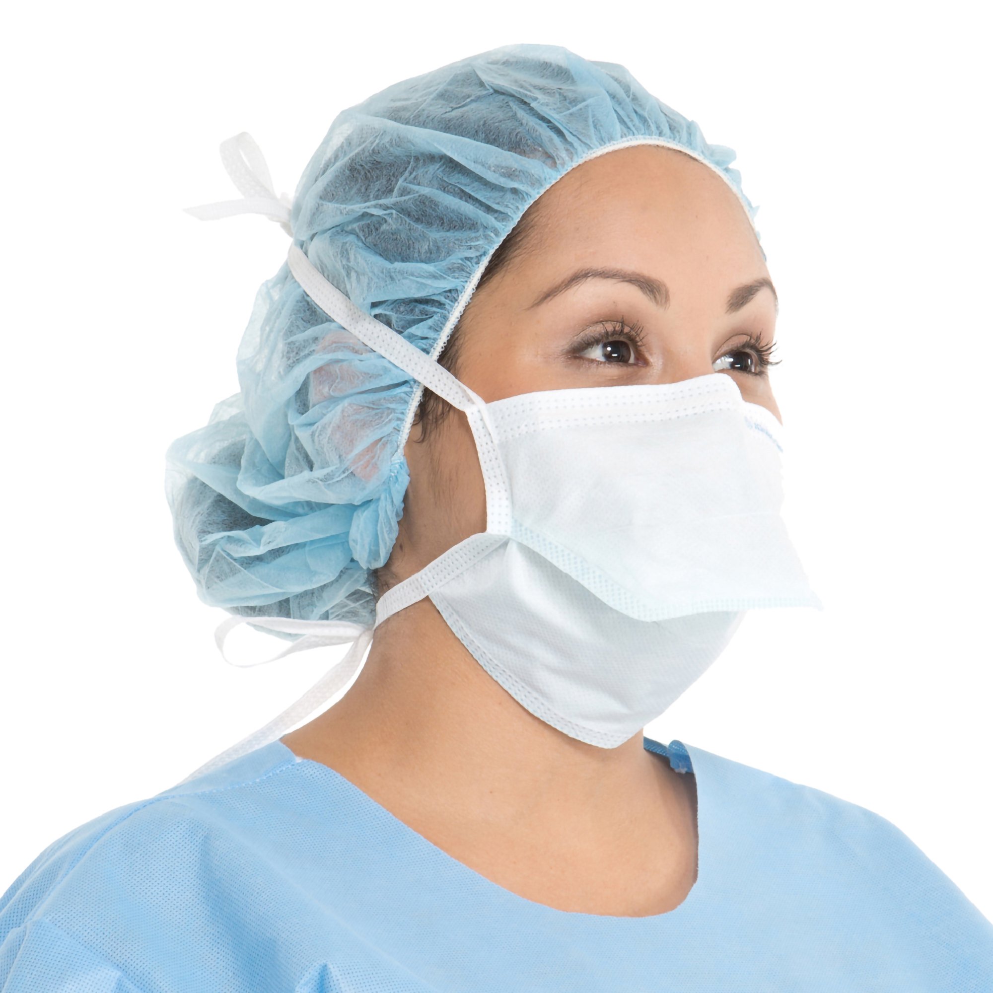 O&M Halyard Inc 37525 - Halyard Duckbill Surgical Mask - 50/Box, 300/Case
