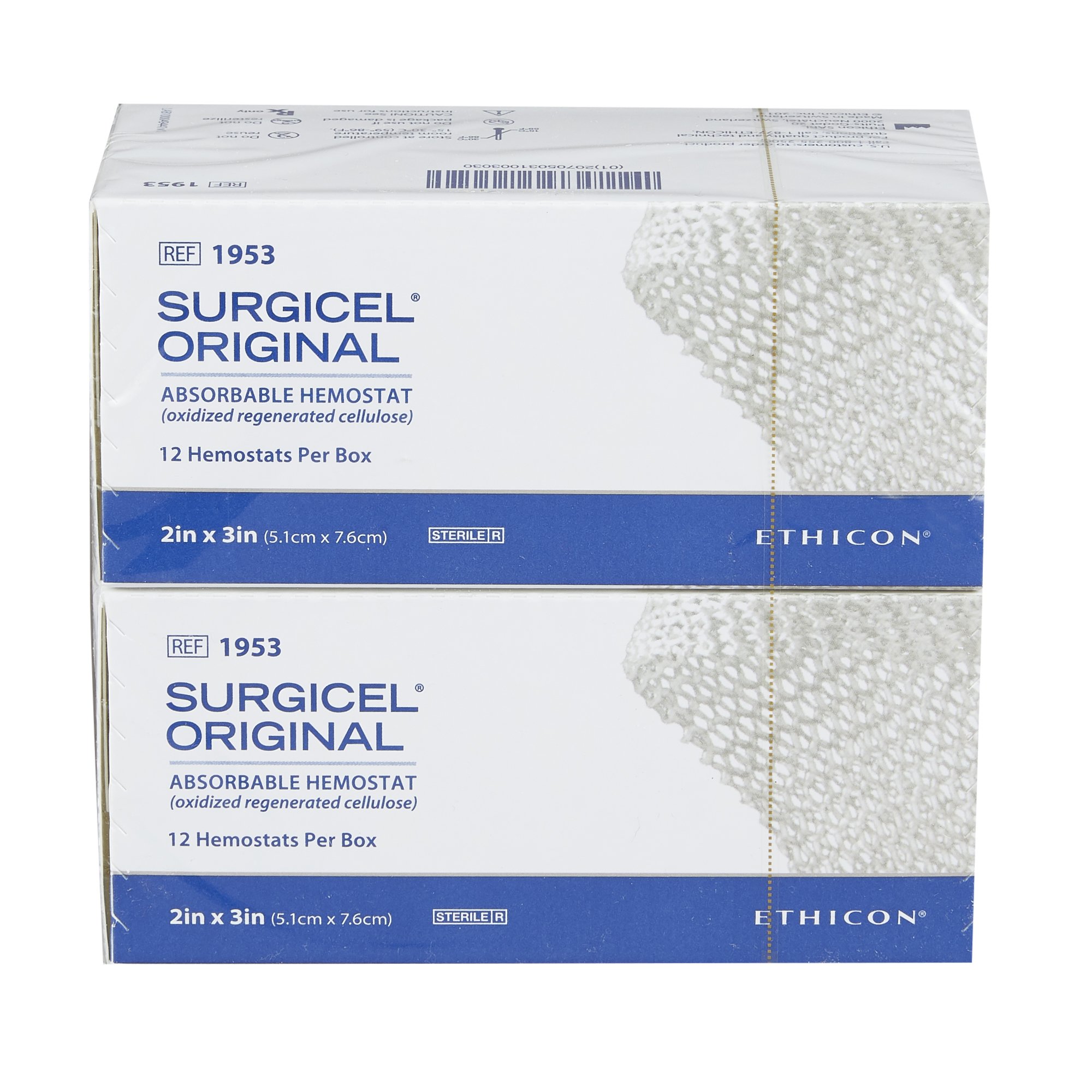 J & J Healthcare Systems 1953 - Surgicel® Absorbable Hemostat Dressing - 1/Each, 12/Box, 24/Case