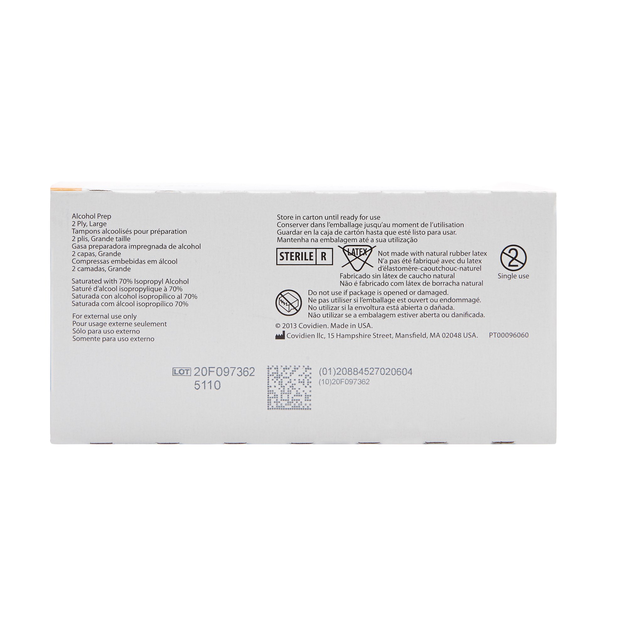 Cardinal - 5110 Webcol™ Alcohol Prep Pad