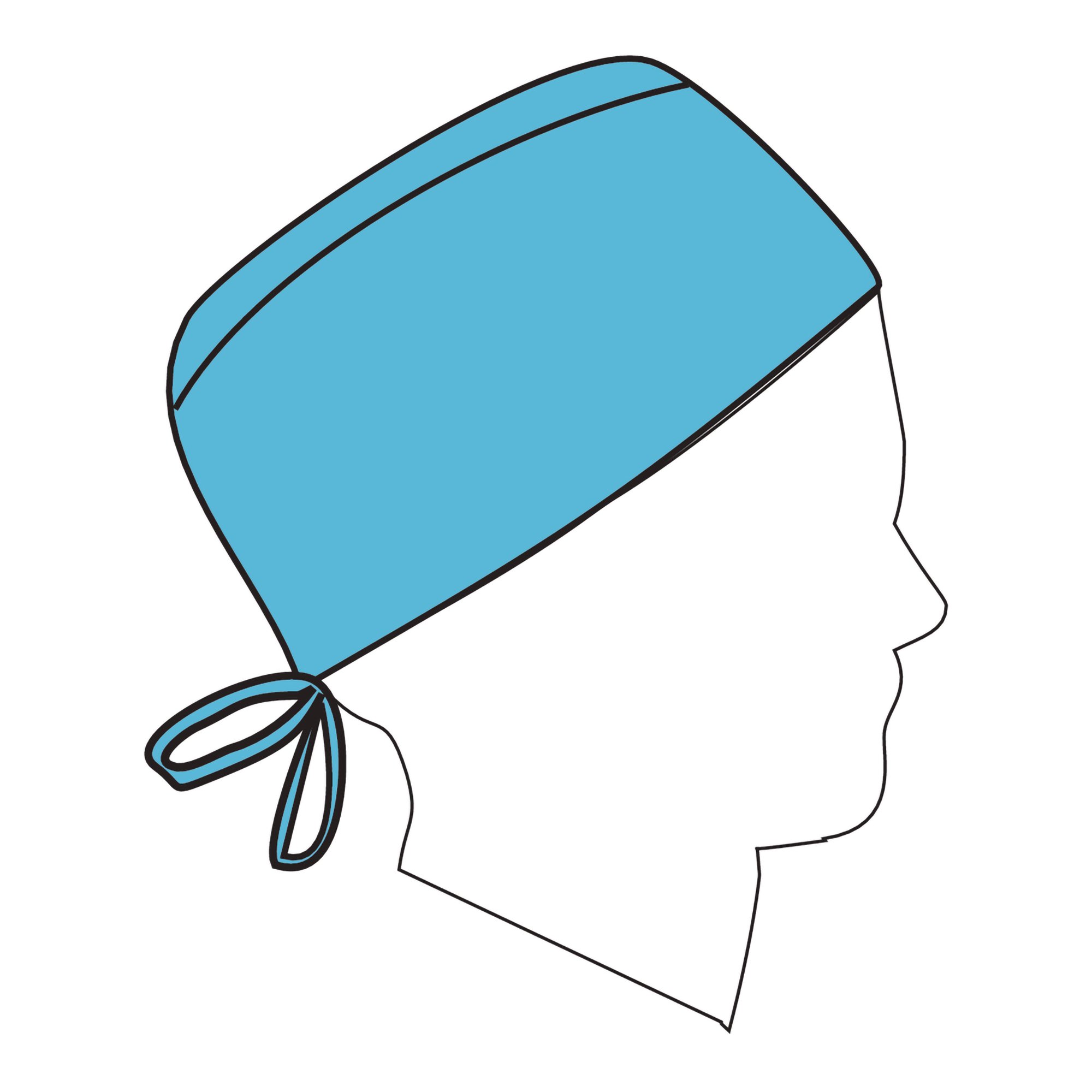 O&M Halyard Inc 69240 - Halyard Surgeon Cap, One Size Fits Most, Blue - 100/Box, 300/Case