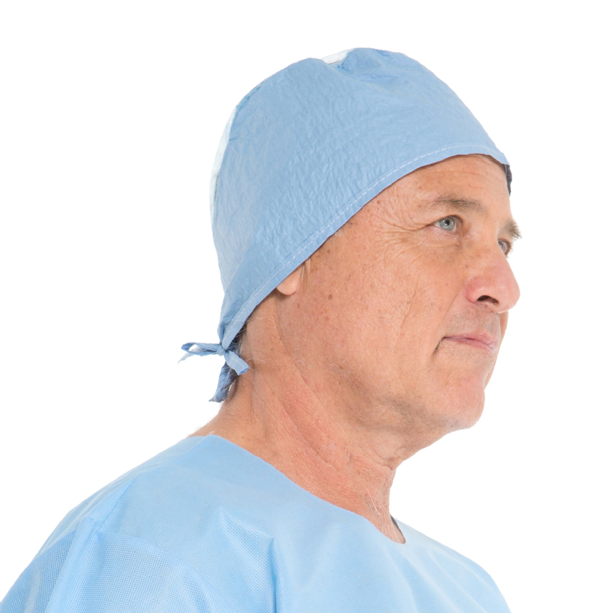 O&M Halyard Inc 69240 - Halyard Surgeon Cap, One Size Fits Most, Blue - 100/Box, 300/Case