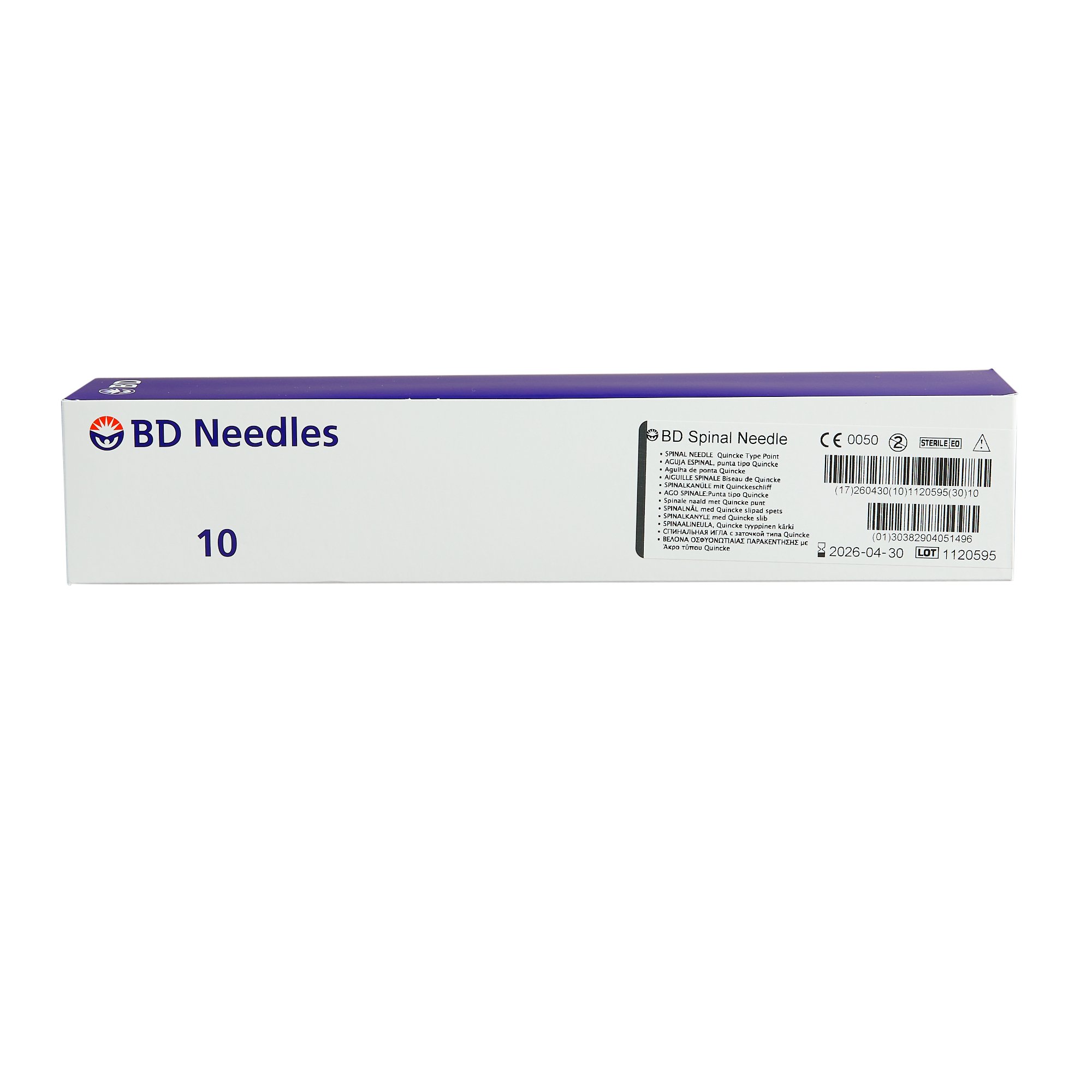 BD 405149 - BD Spinal Needle - 1/Each, 10/Box, 50/Case