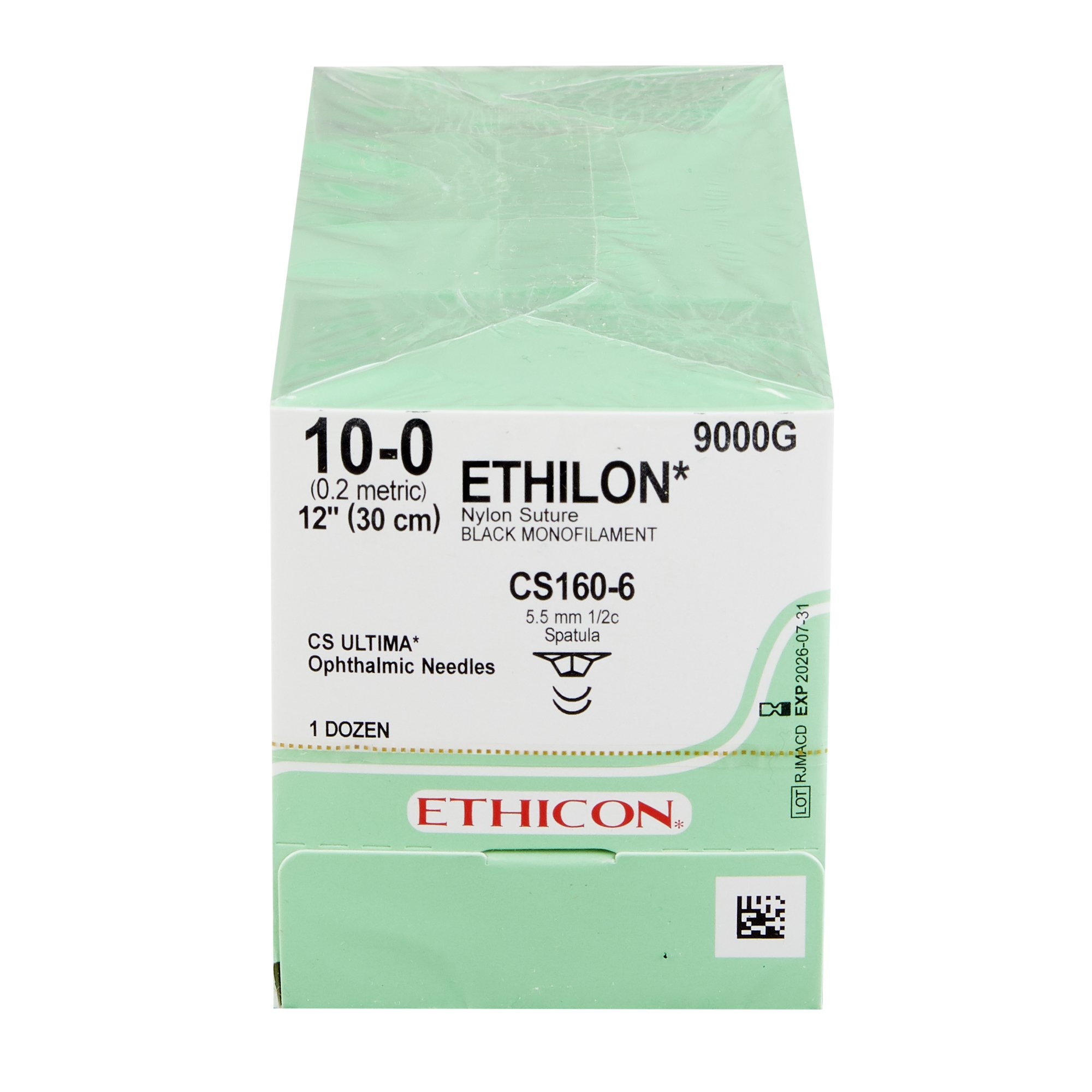 J & J Healthcare Systems 9000G - Ethilon™ Suture with Needle - 12/Dozen, 12/Box