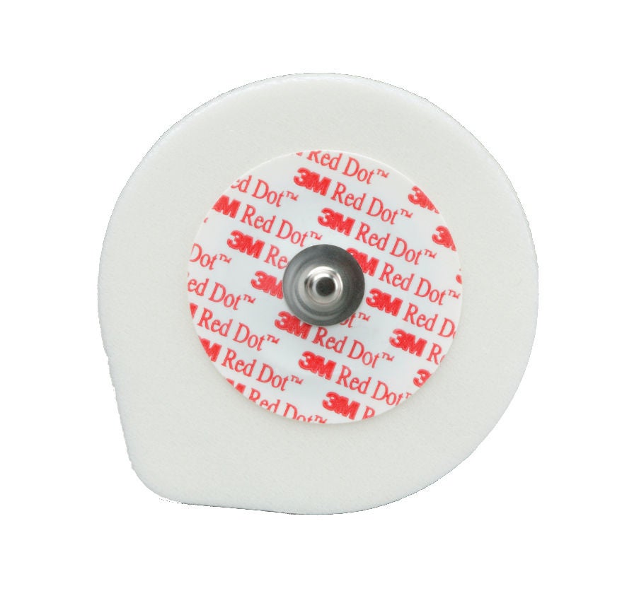 Solventum Corporation - 2237 ECG Monitoring Electrode Snap Connector Solid Gel Foam Backing Adult Radiolucent 50 per Pack