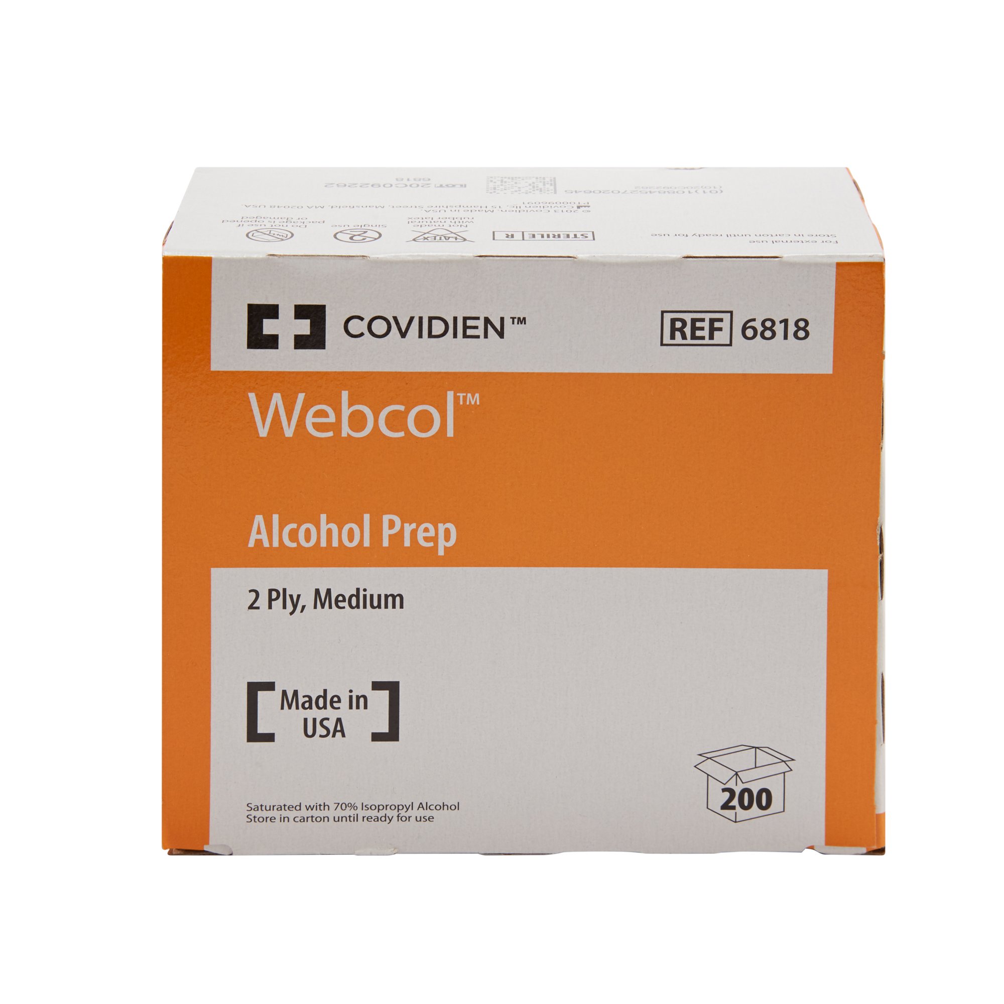 Cardinal - 6818 Webcol™ Alcohol Prep Pad