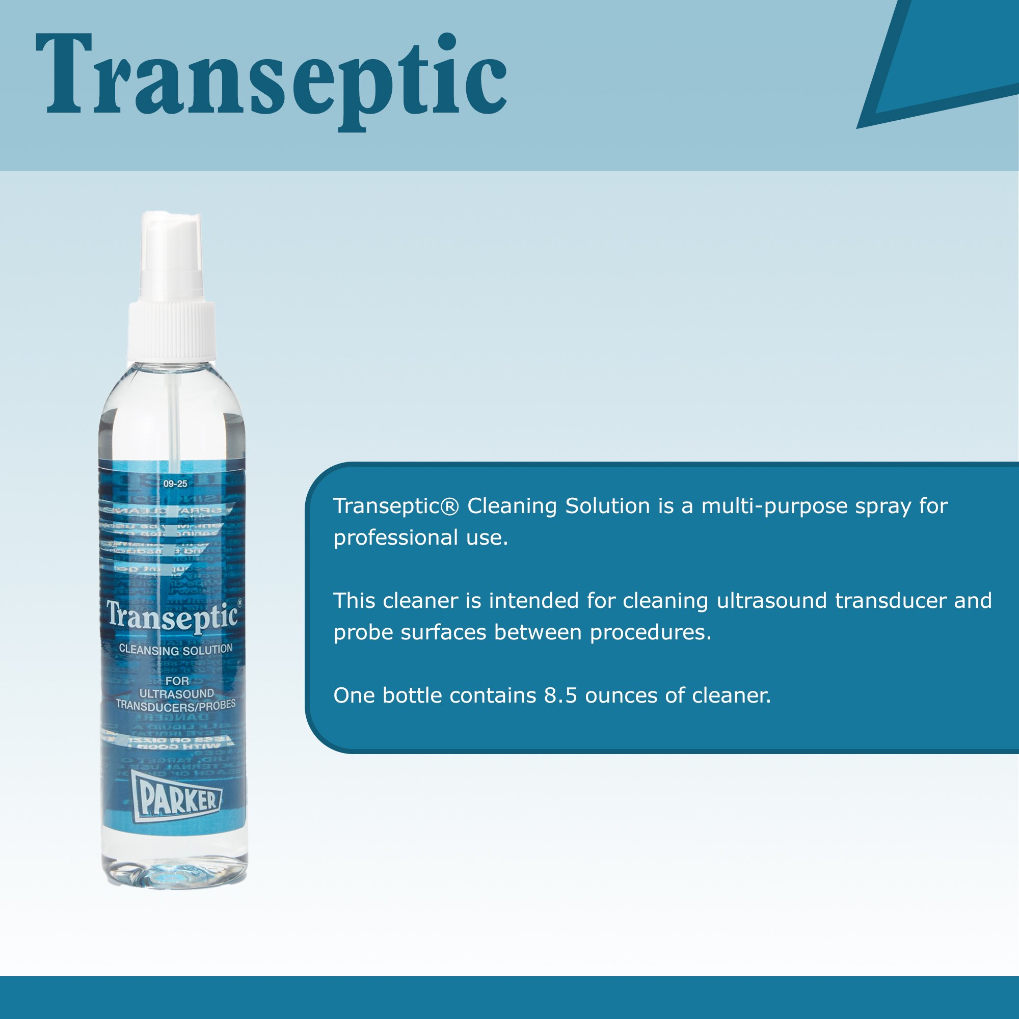 Parker Labs 09-25 - Transeptic® Cleansing Solution - 1/Each, 12/Box, 48/Case