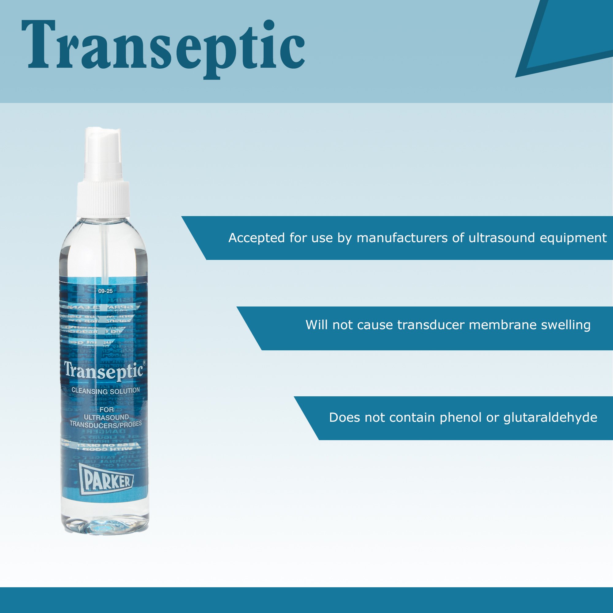 Parker Labs 09-25 - Transeptic® Cleansing Solution - 1/Each, 12/Box, 48/Case