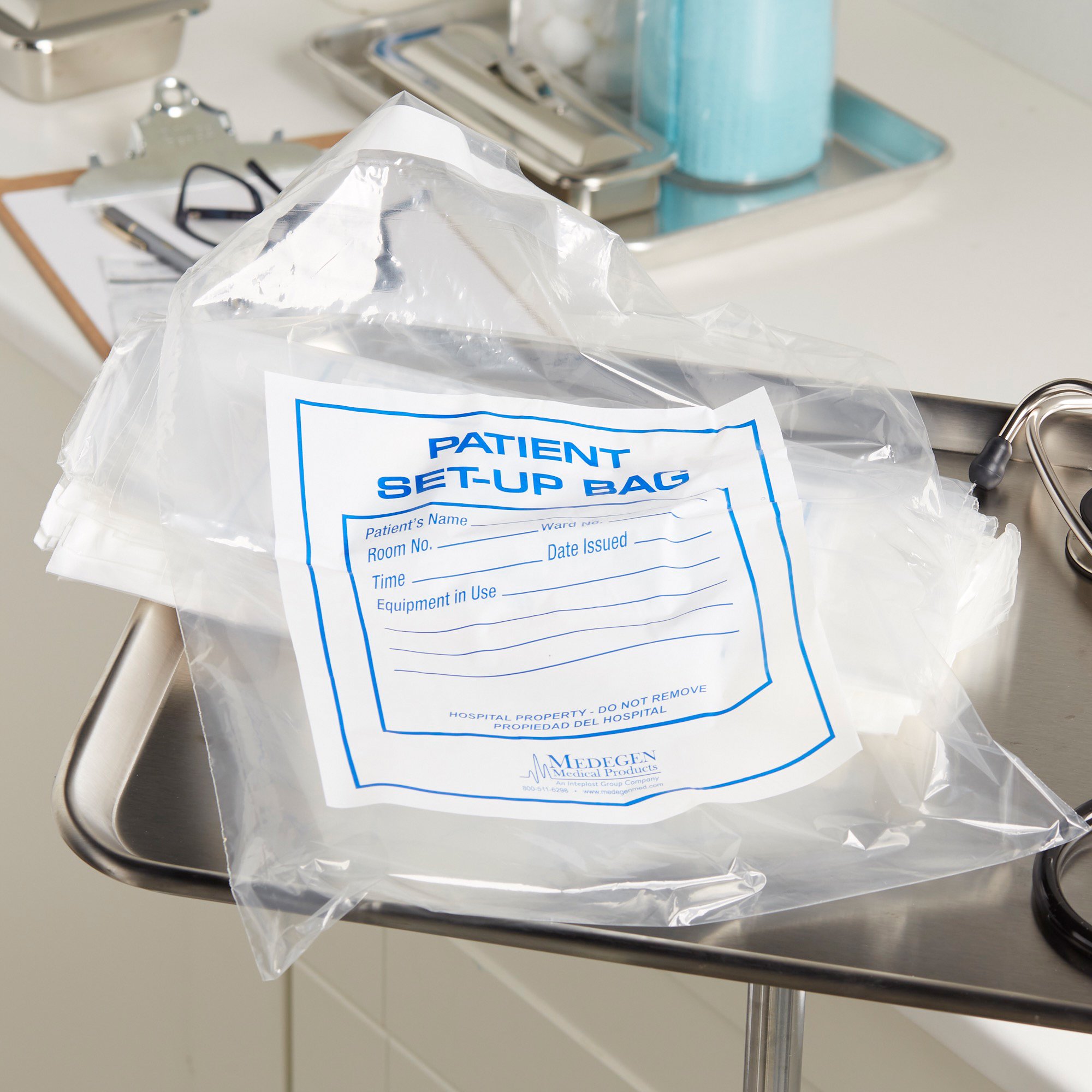 McKesson Brand - 03-5030 McKesson PULL-TITE™ Respiratory Set-up Bag
