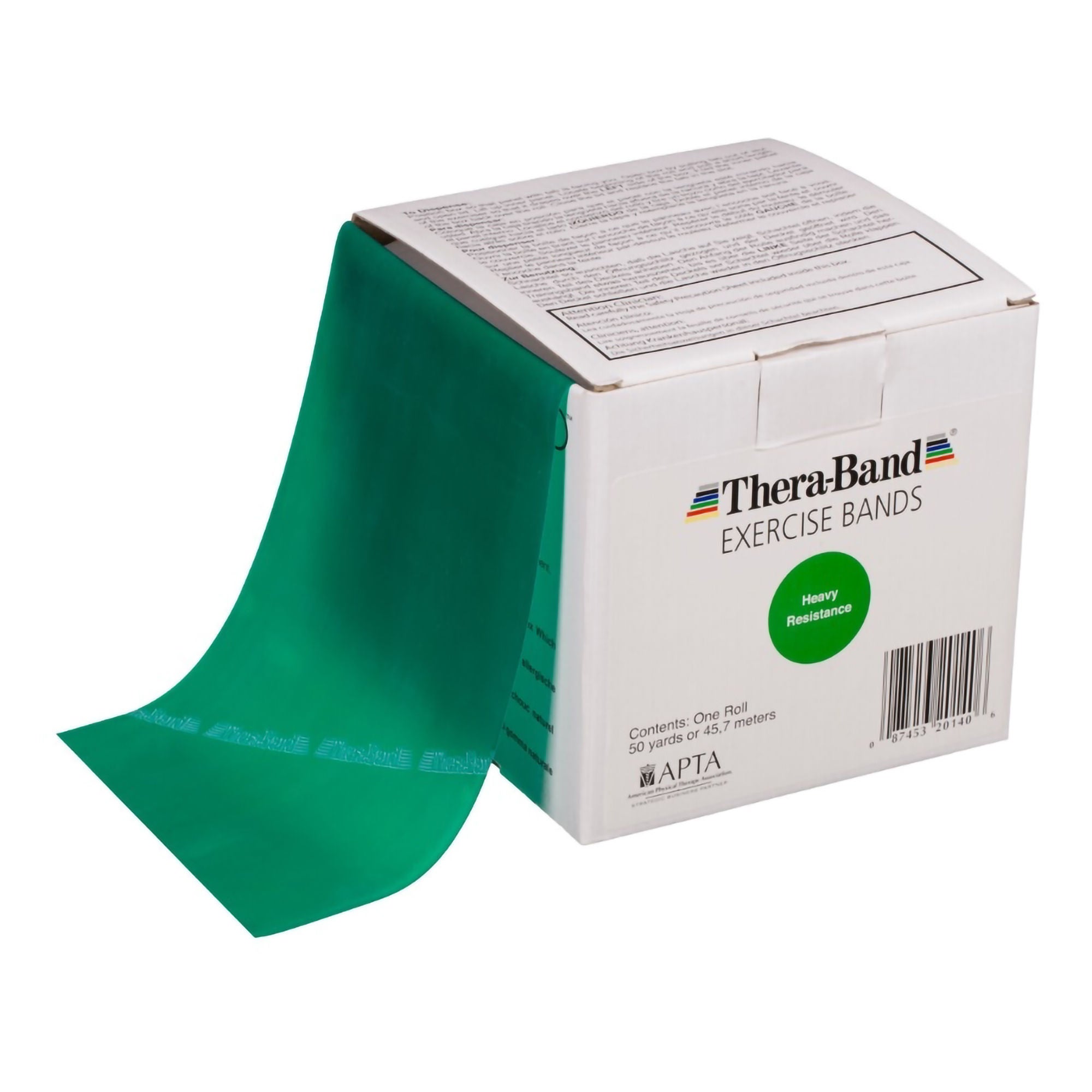 Performance Health - 091026905 Exercise Resistance Band TheraBand® Green 6 Inch X 50 Yard Heavy Resistance