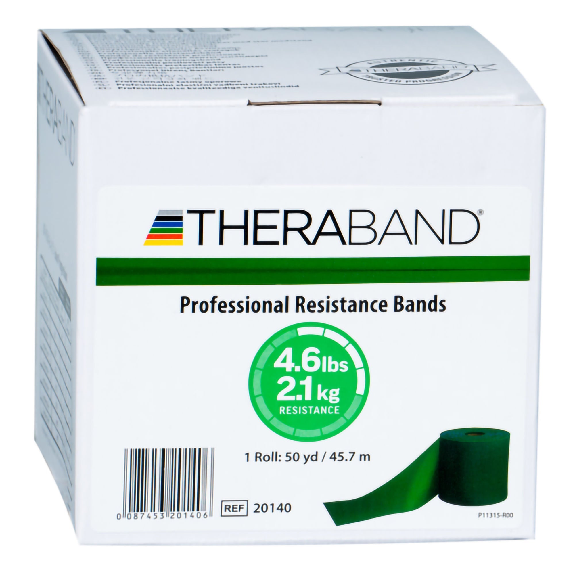 Performance Health - 091026905 Exercise Resistance Band TheraBand® Green 6 Inch X 50 Yard Heavy Resistance