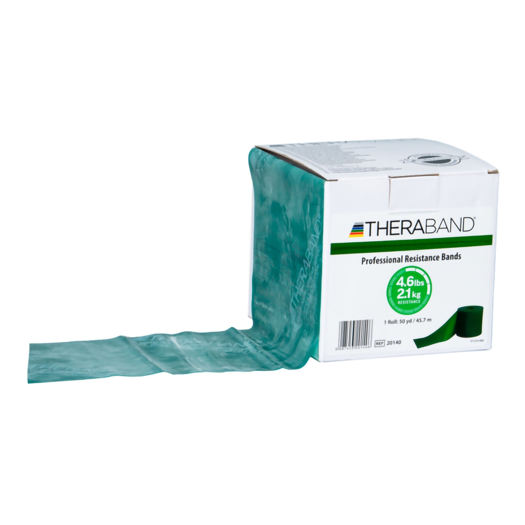 Performance Health - 091026905 Exercise Resistance Band TheraBand® Green 6 Inch X 50 Yard Heavy Resistance