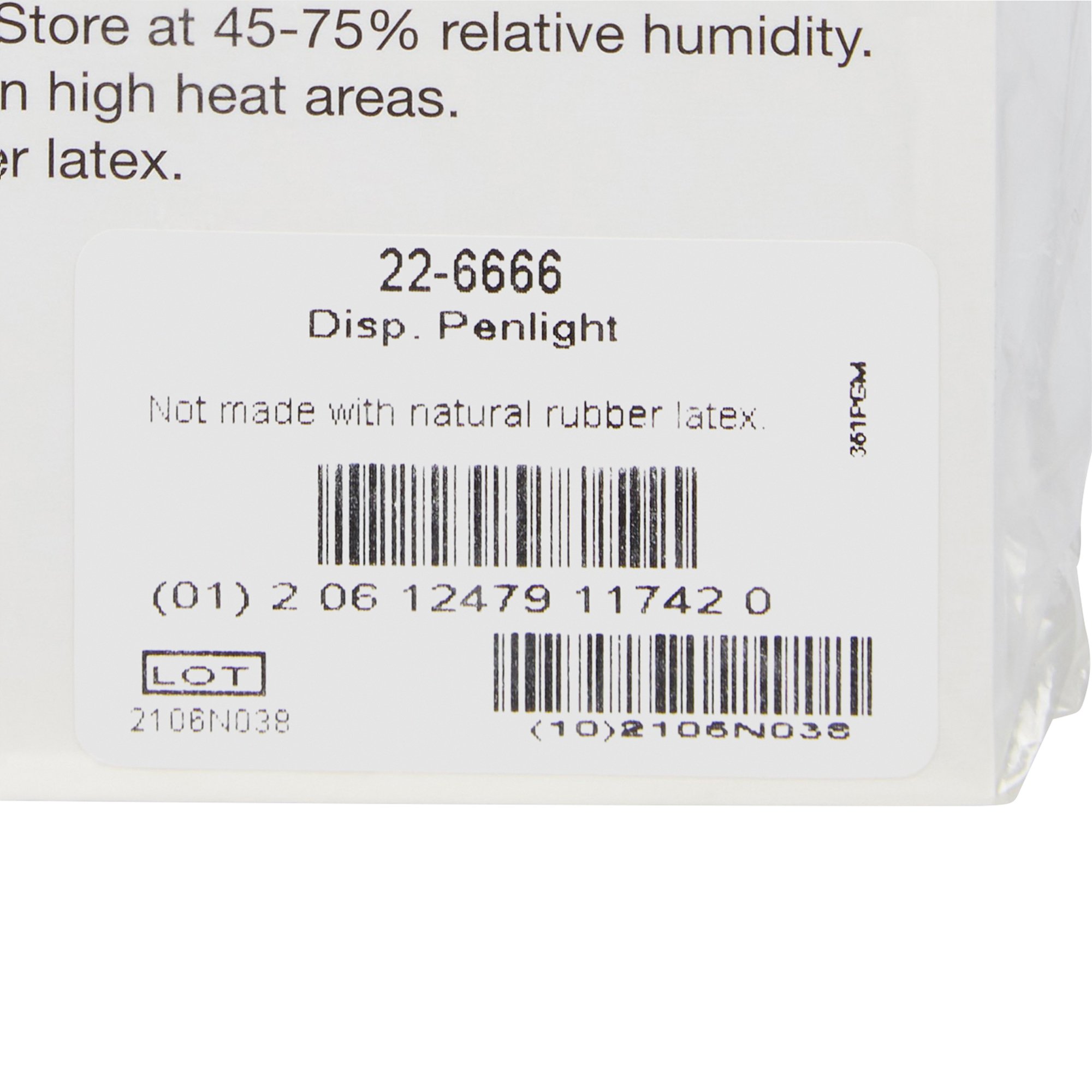 McKesson Brand 22-6666 - McKesson Disposable Penlight White Light, 4.5 Inch - 1/Each, 6/Pack