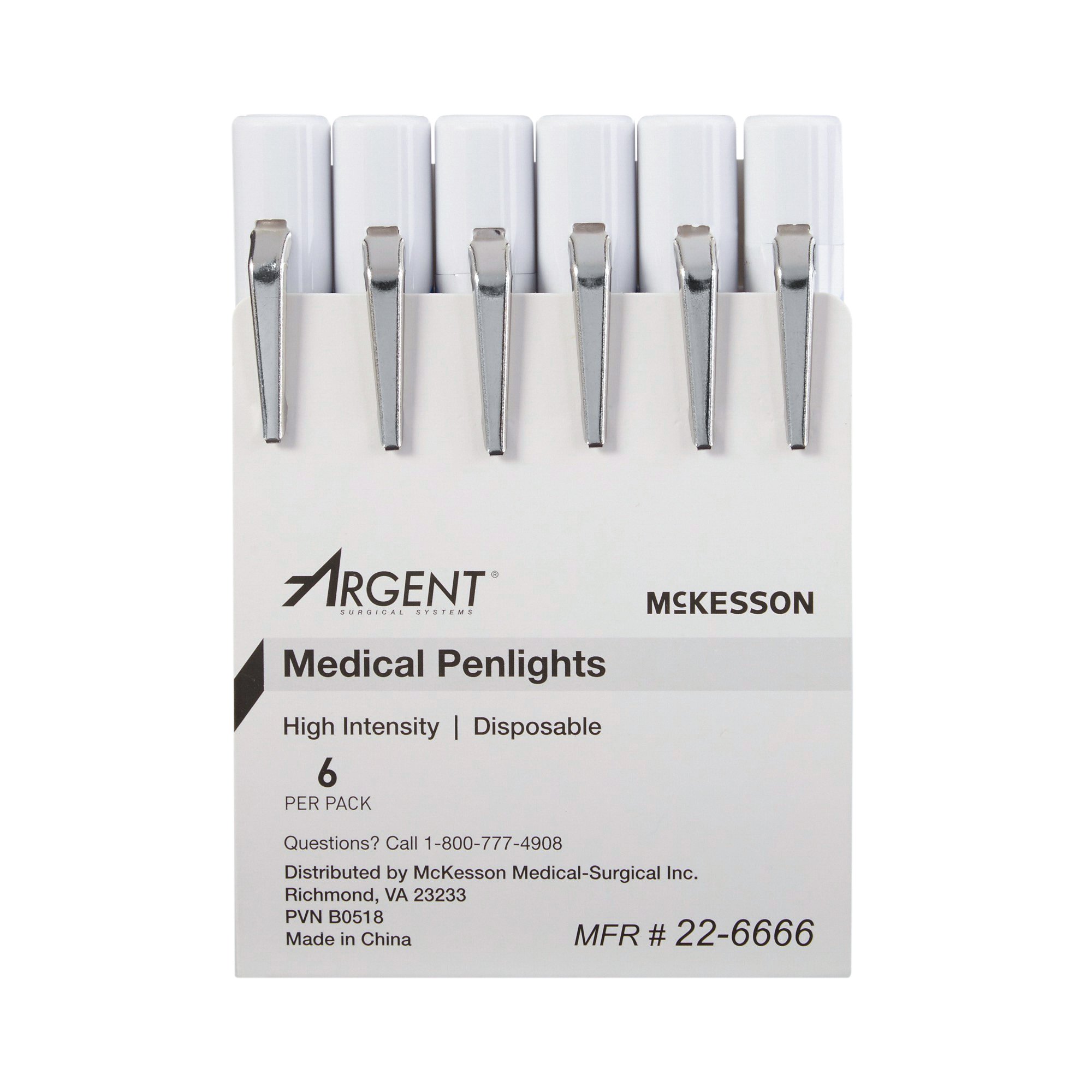 McKesson Brand - 22-6666 McKesson Disposable Penlight White Light