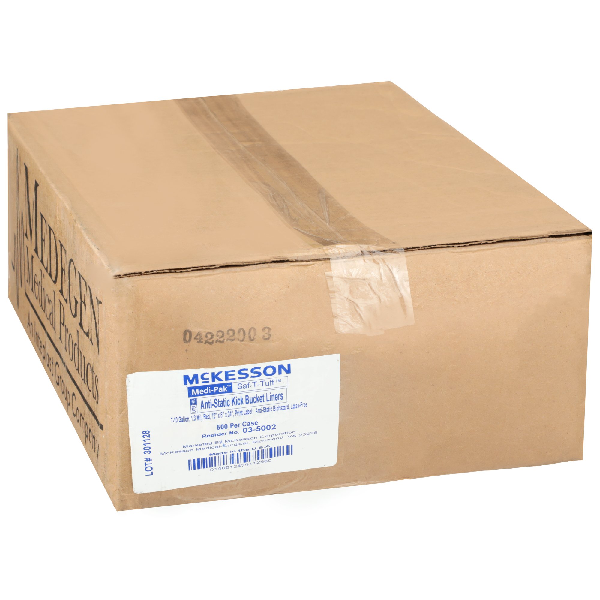 McKesson Brand 03-5002 - McKesson Kick Bucket Waste Bag, 7 – 10 gallon Capacity, 8 x 12 x 24 Inch - 500/Case