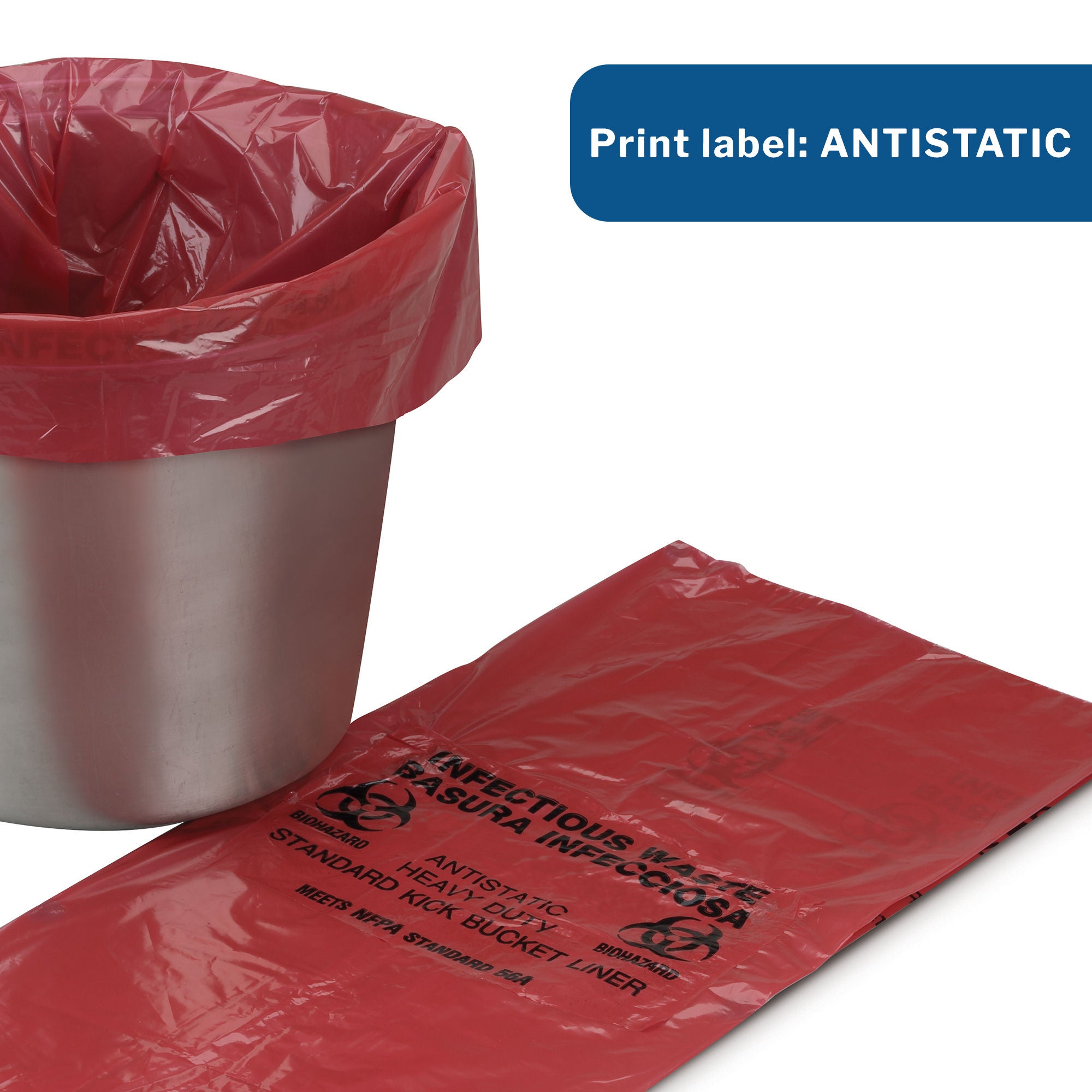 McKesson Brand - 03-5002 McKesson Kick Bucket Waste Bag