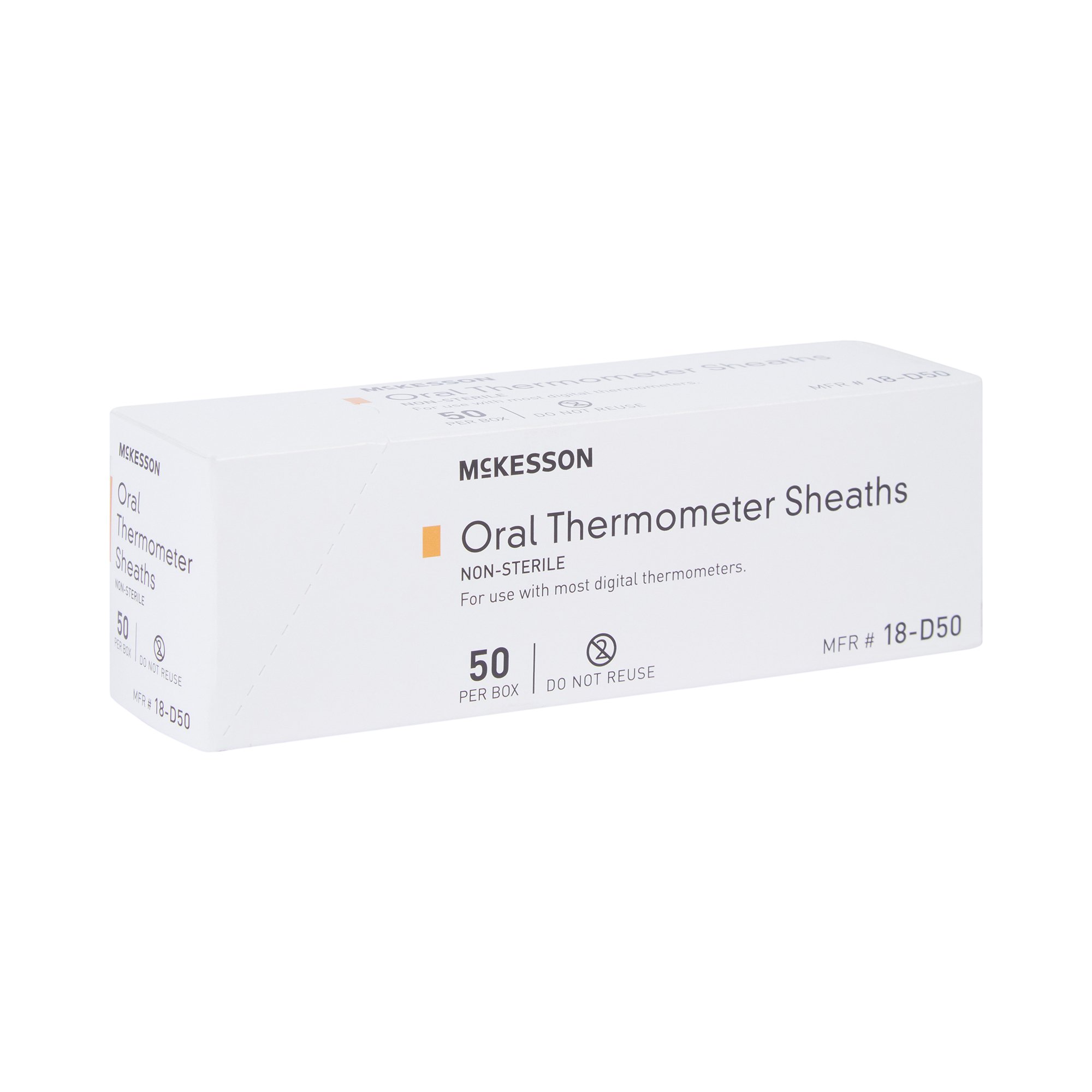 McKesson Brand 18-D50 - McKesson Digital Oral Thermometer Sheath - 50/Box, 5000/Case