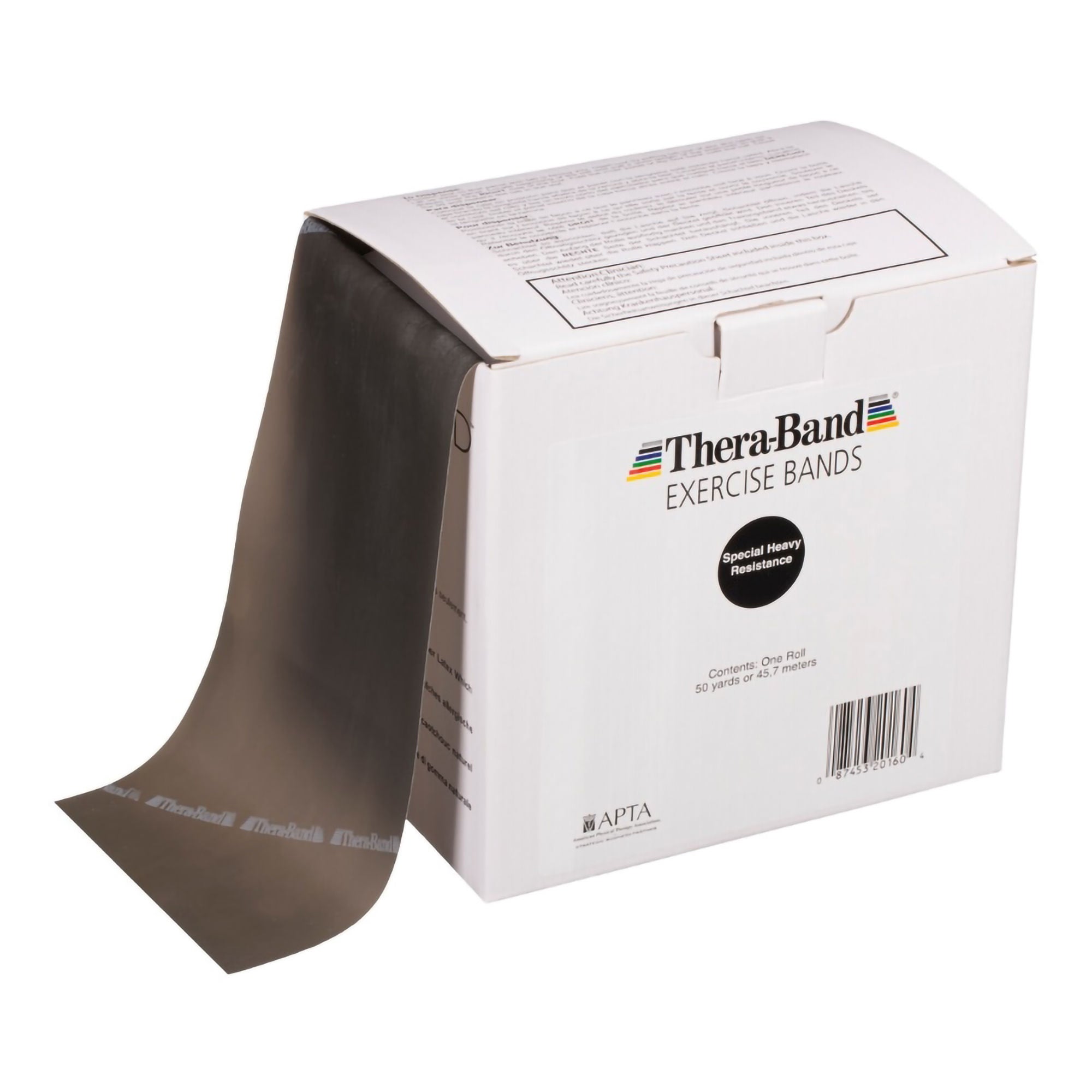 Performance Health - 091026921 Exercise Resistance Band TheraBand® Black 6 Inch X 50 Yard X-Heavy Resistance
