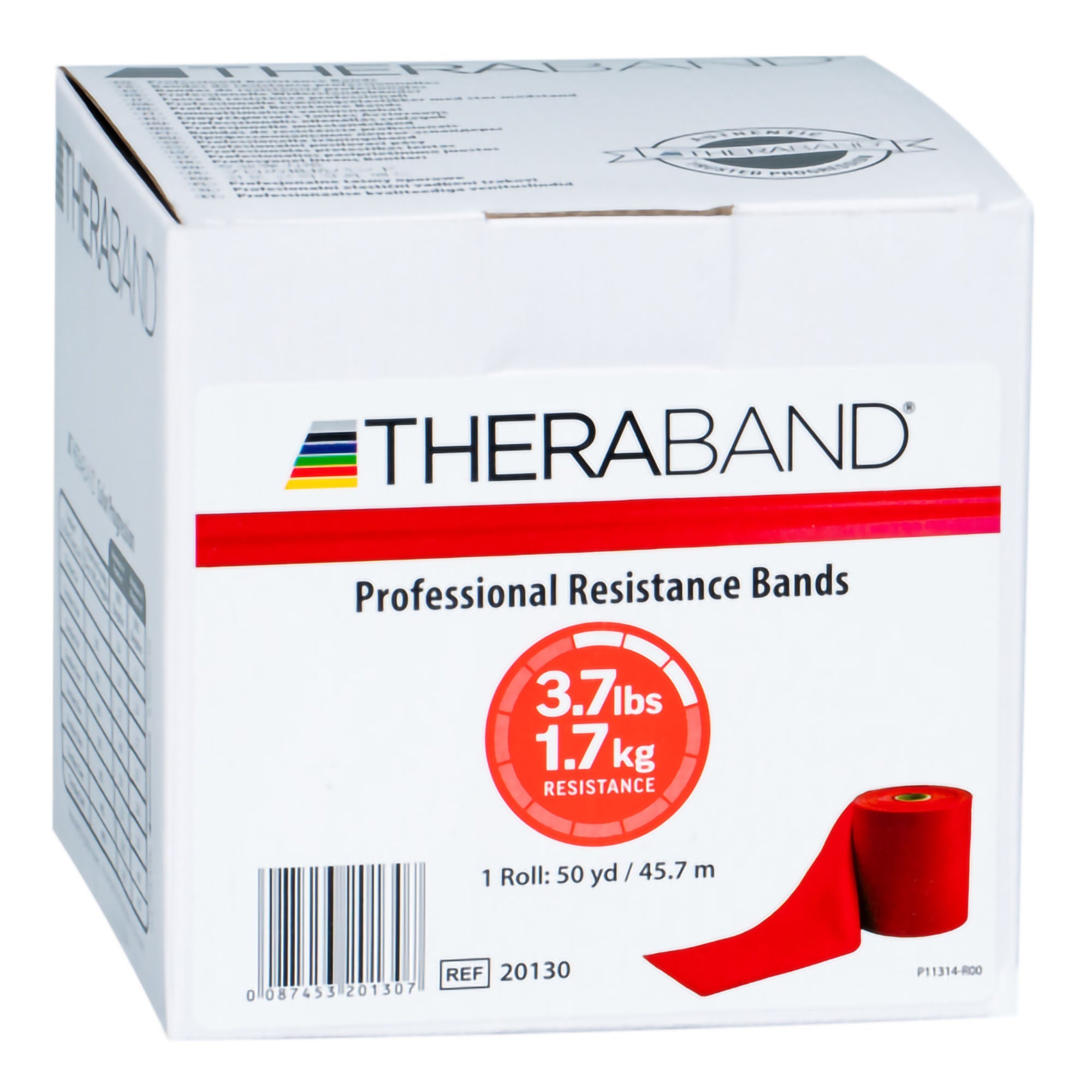 Performance Health - 091026897 Exercise Resistance Band TheraBand® Red 6 Inch X 50 Yard Medium Resistance