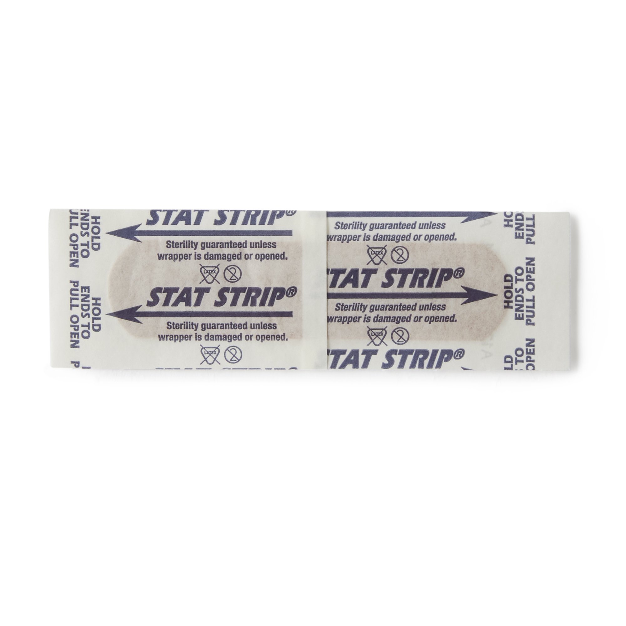 Dukal 15210 - American® White Cross Stat Strip® Adhesive Strip, 3/4 x 3 Inch - 100/Box, 1200/Case